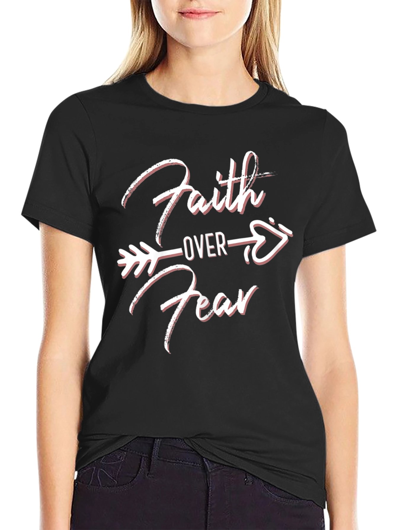 Faith Over Fear Arrow T-Shirt