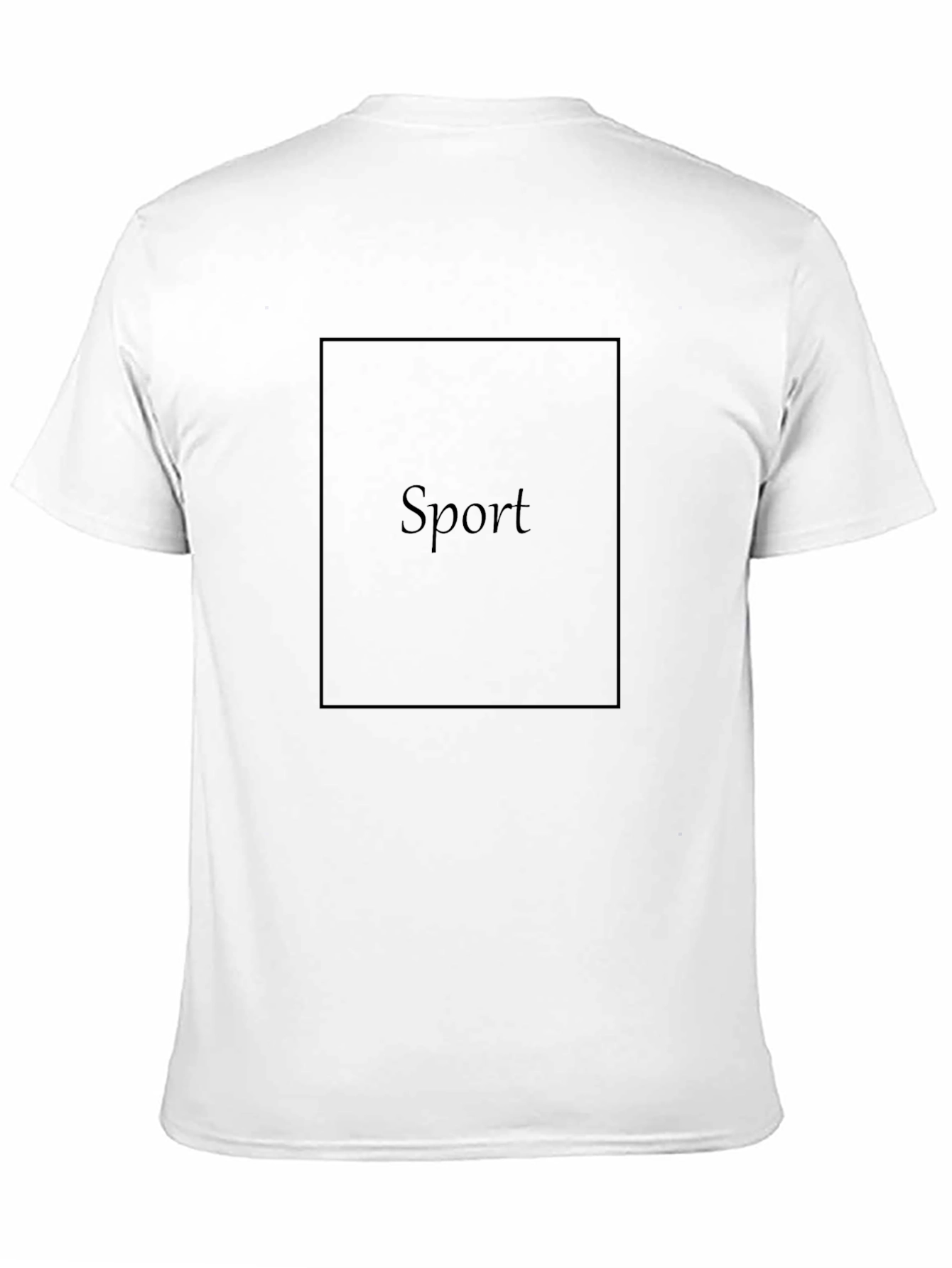 Mens Black Sport T-Shirt - Classic Fit