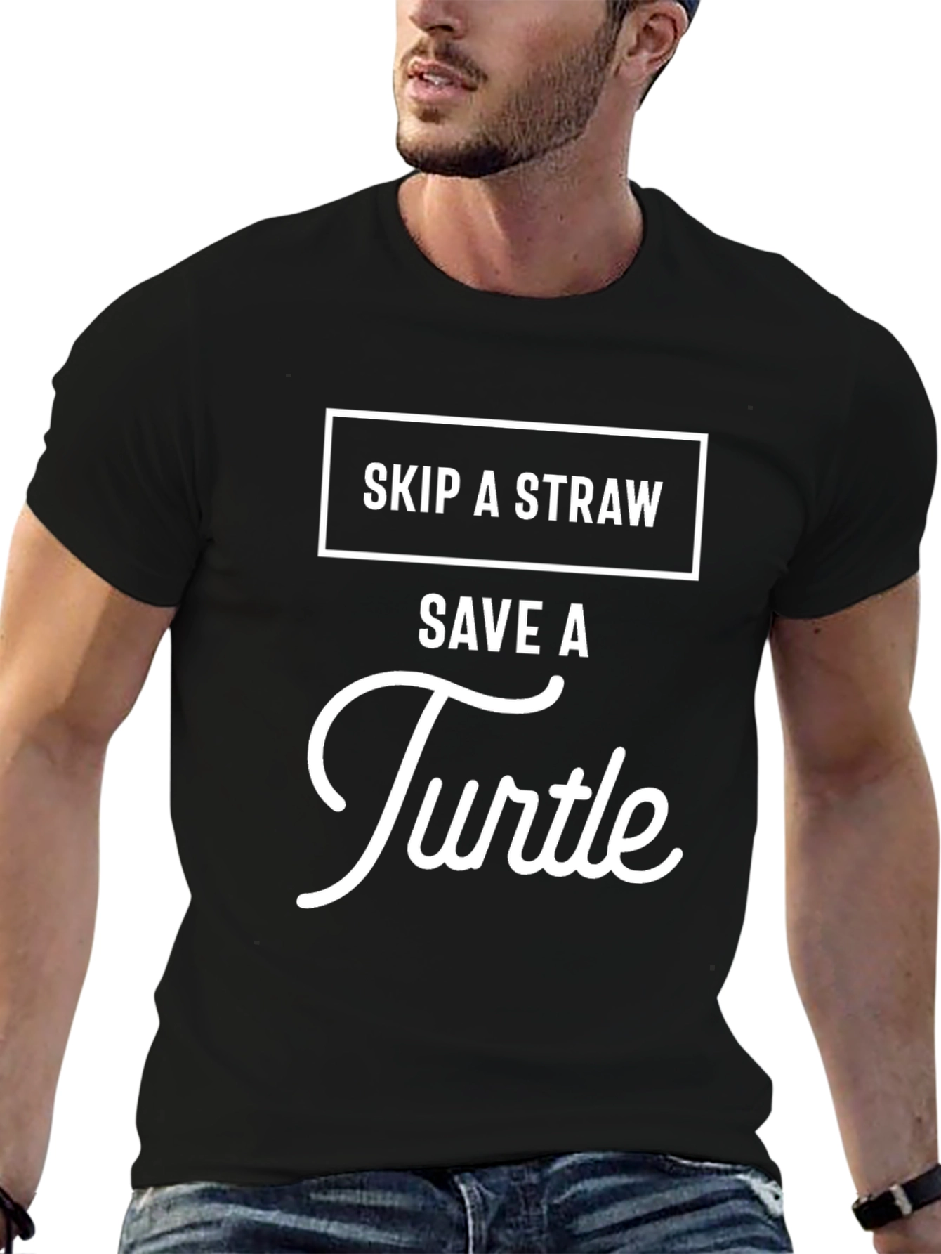 Save a Turtle Graphic Tee - Eco Friendly Design