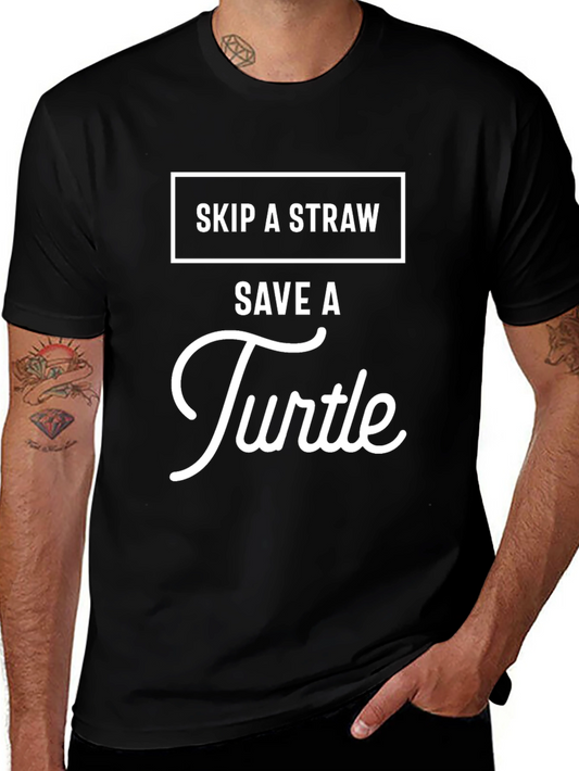 Save a Turtle Graphic Tee - Eco Friendly Design