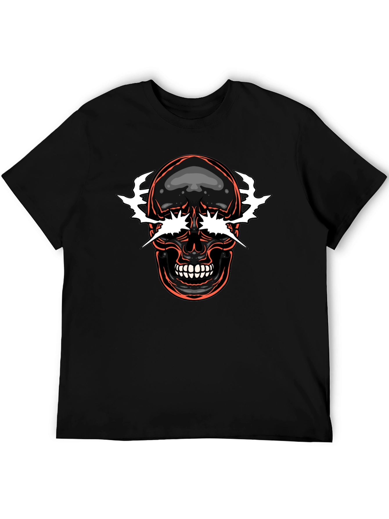 Skull Graphic Tee - Edgy Style