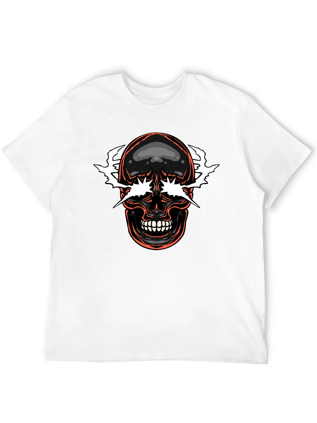 Skull Graphic Tee - Edgy Style