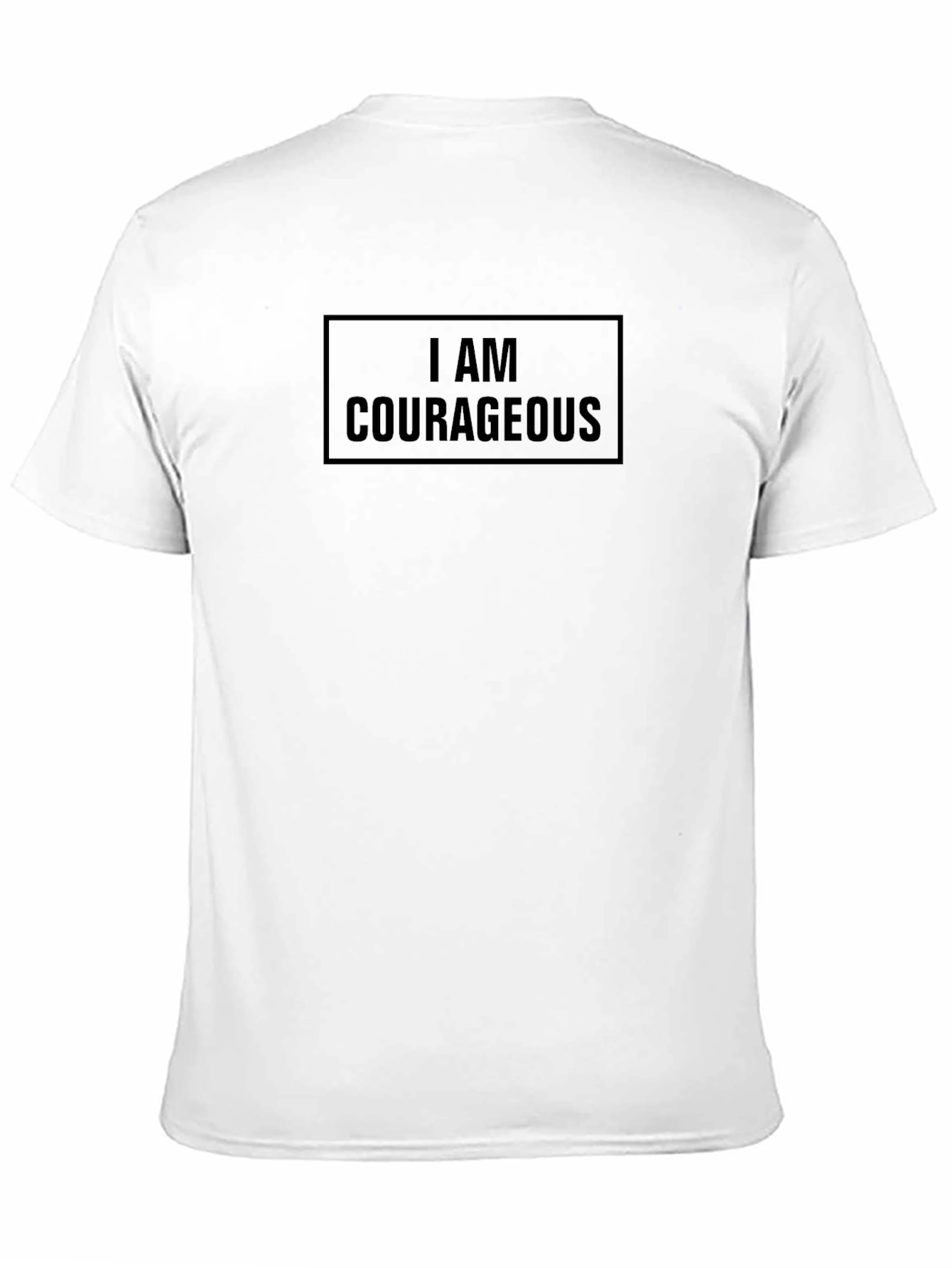 I AM COURAGEOUS Black T-Shirt