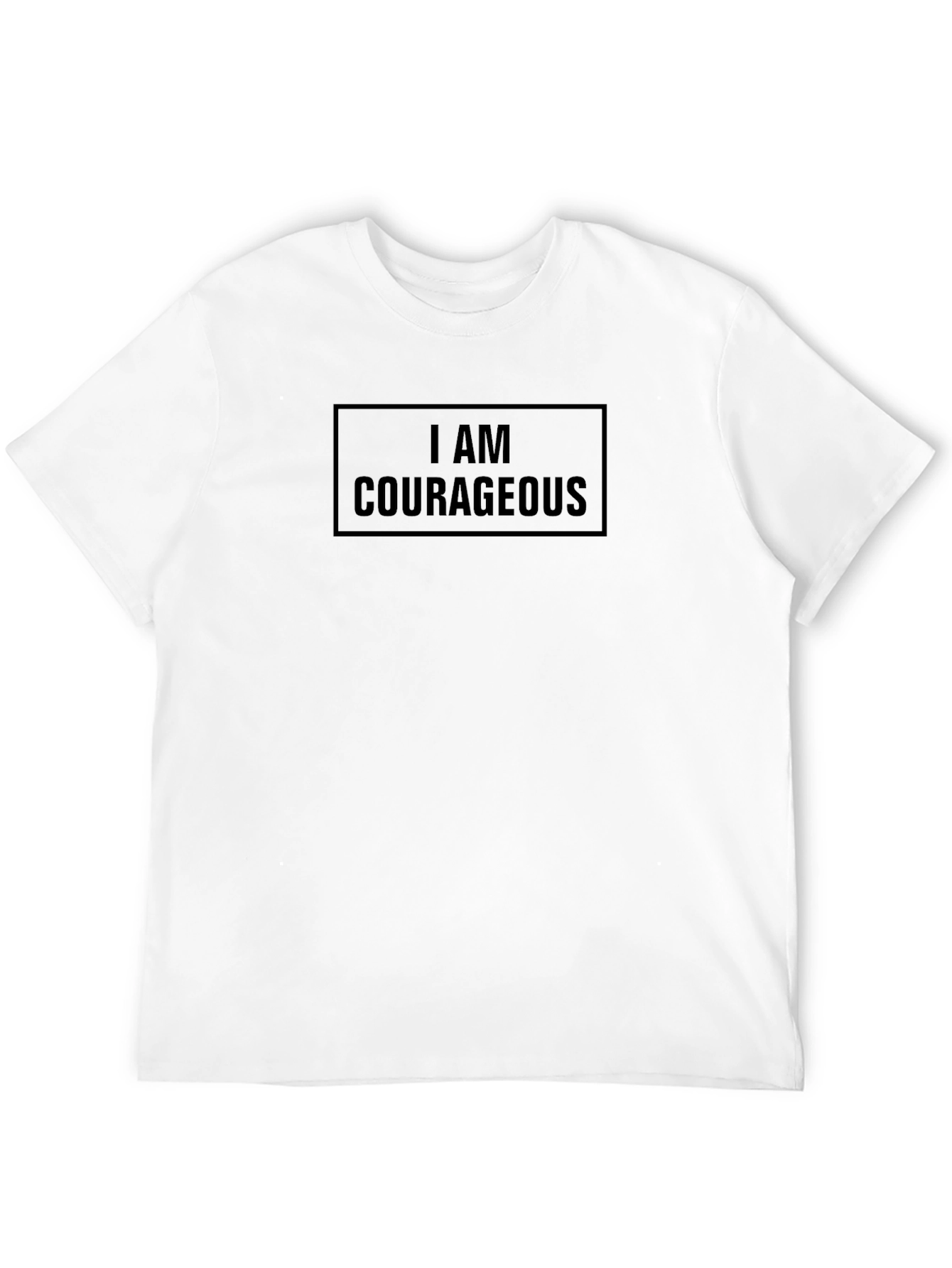 I AM COURAGEOUS Black T-Shirt
