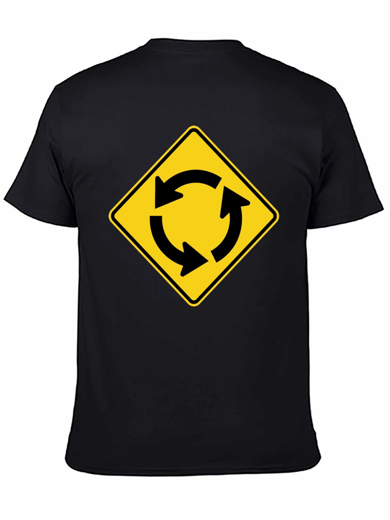 Roundabout Sign Graphic T-Shirt