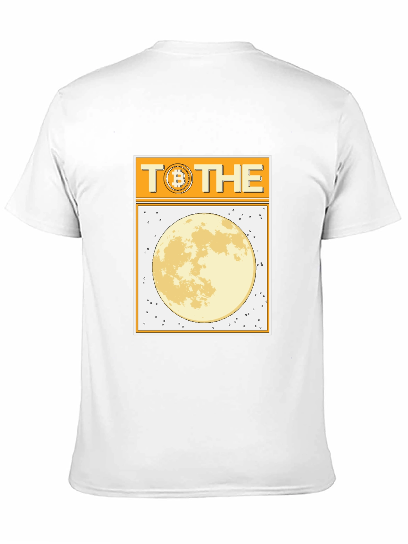 Bitcoin to the Moon Black T-Shirt