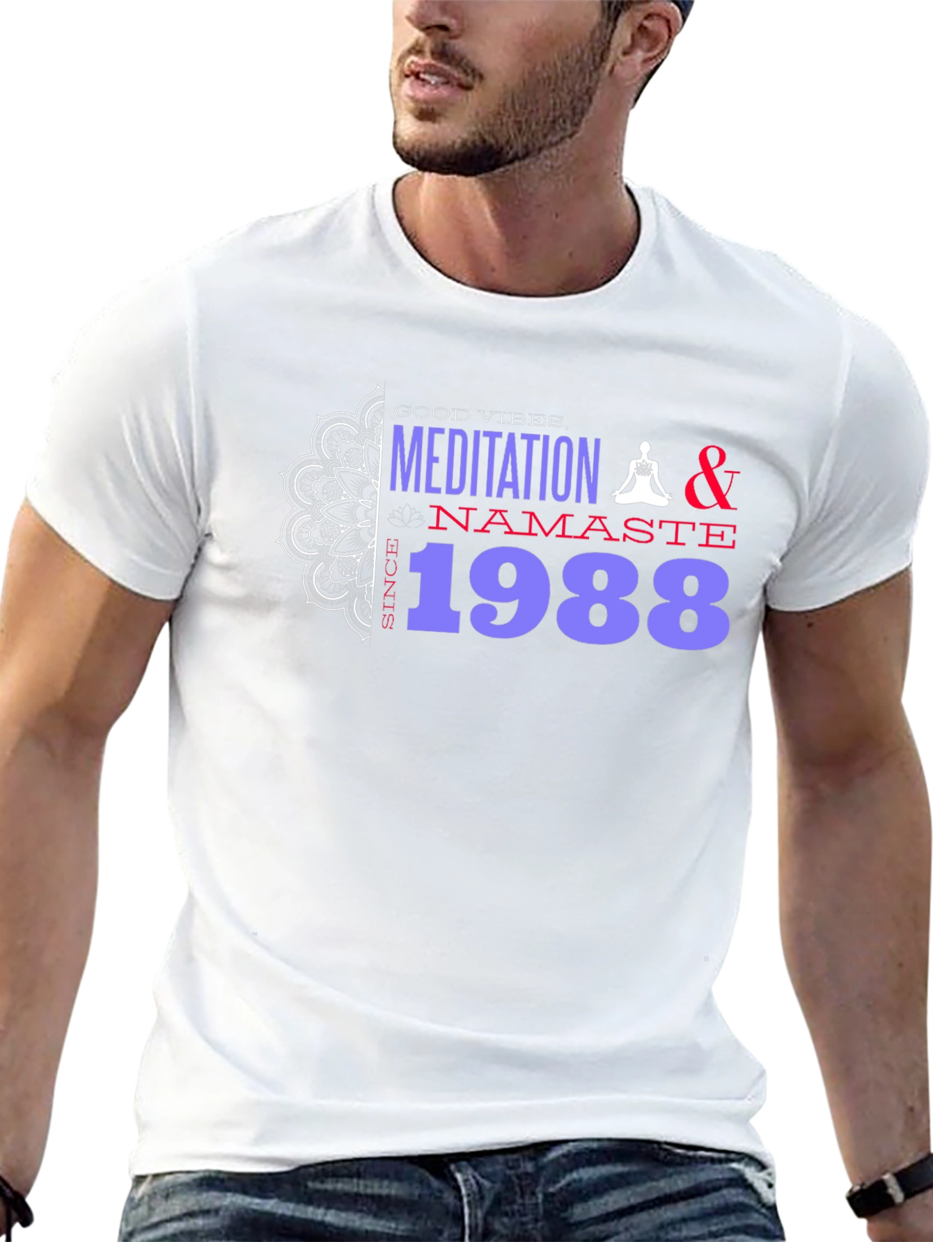 Meditation & Namaste Since 1988 Graphic Tee