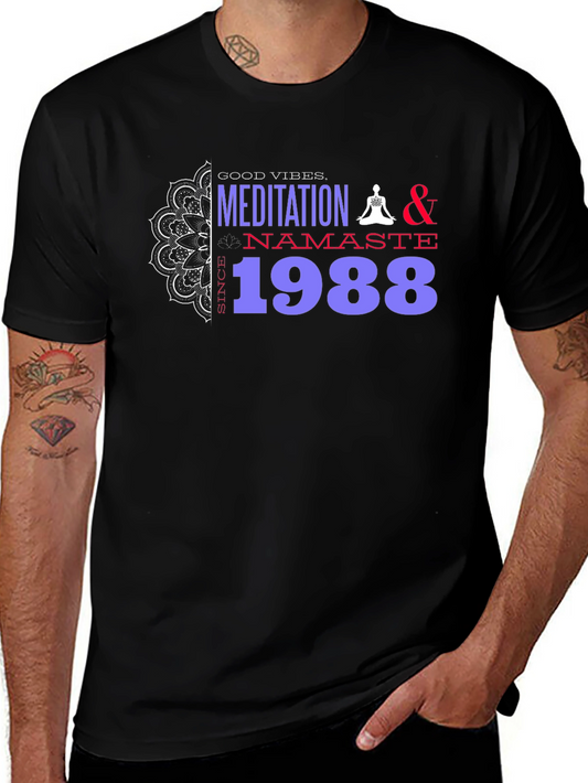 Meditation & Namaste Since 1988 Graphic Tee
