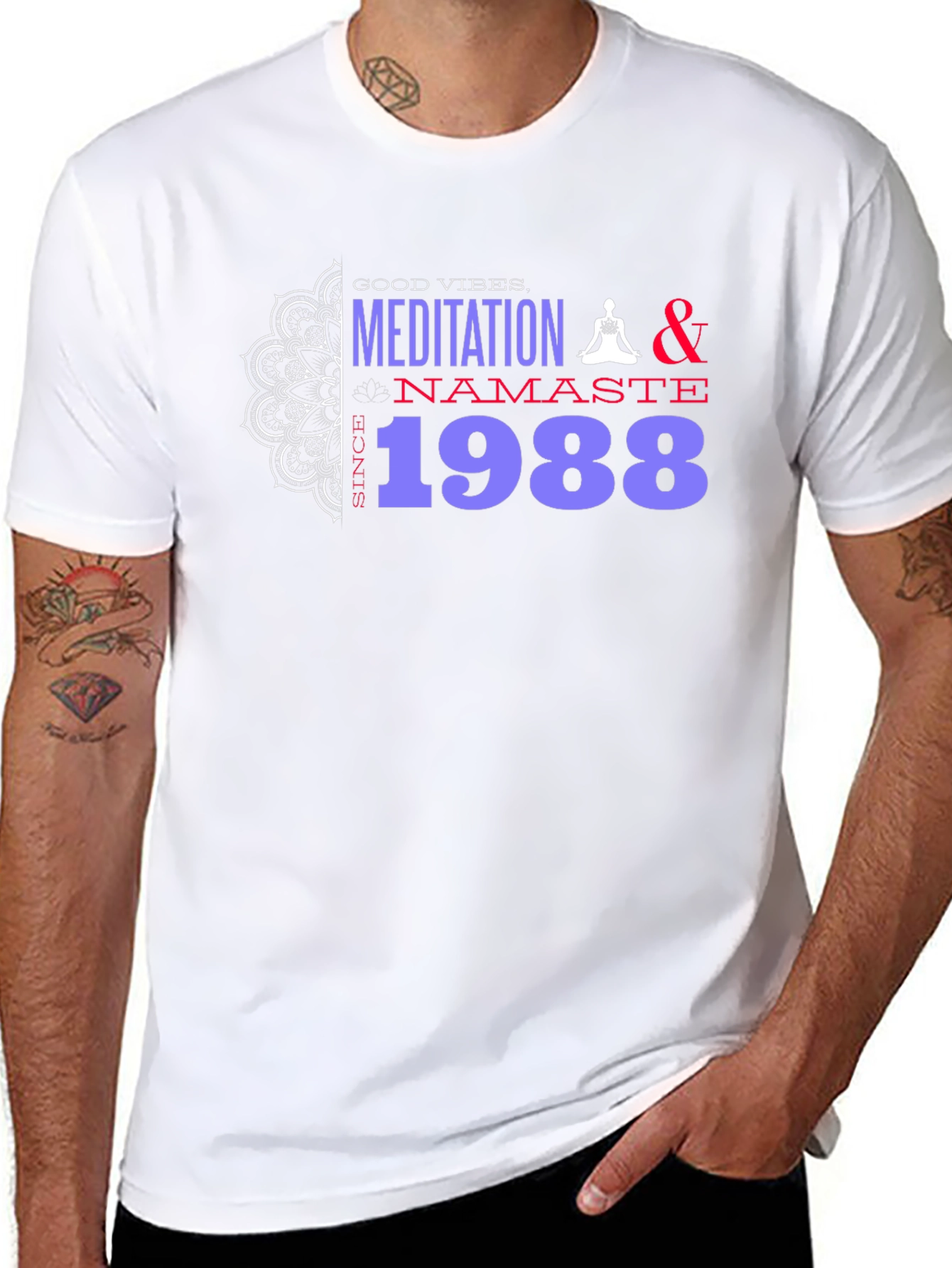Meditation & Namaste Since 1988 Graphic Tee