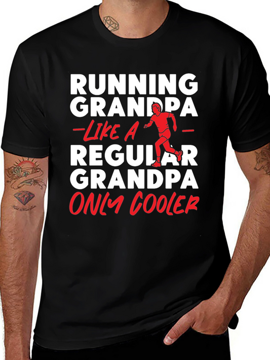 Running Grandpa T-Shirt - Cool Grandpa Tee