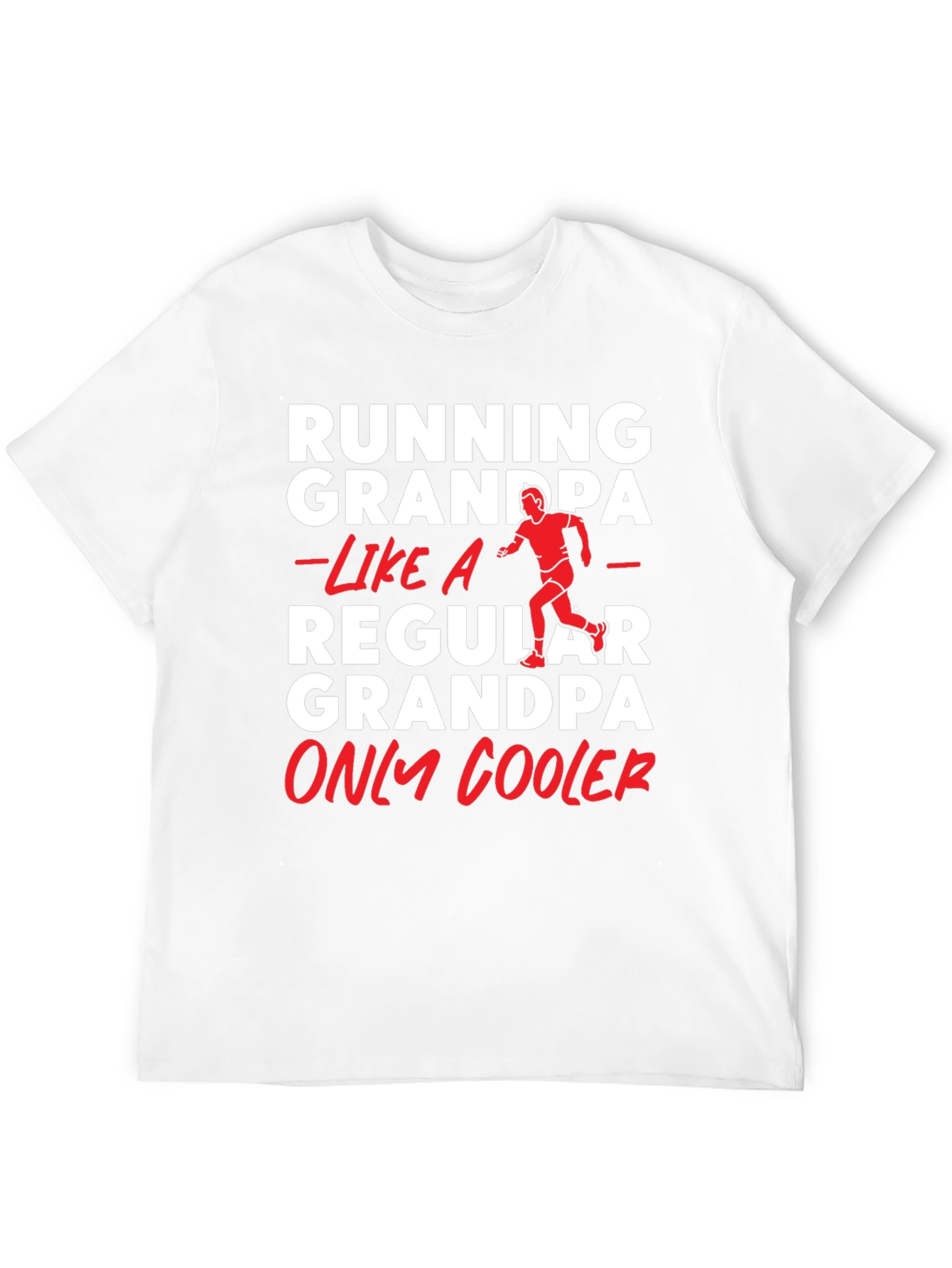 Running Grandpa T-Shirt - Cool Grandpa Tee