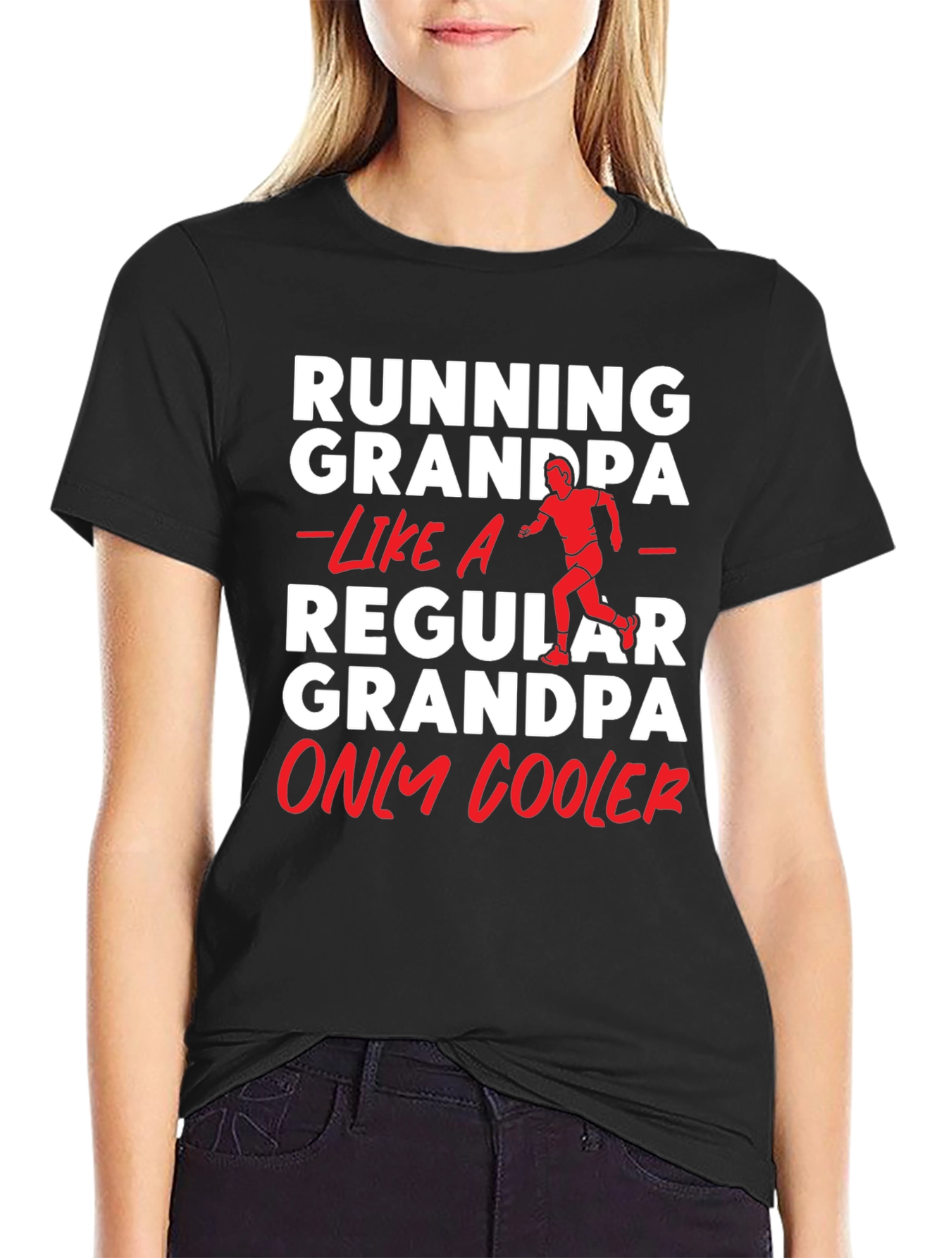 Running Grandpa T-Shirt - Cool Grandpa Tee