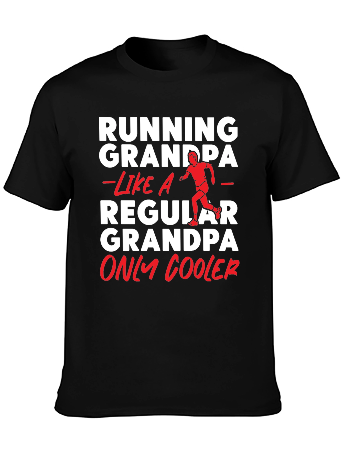 Running Grandpa T-Shirt - Cool Grandpa Tee