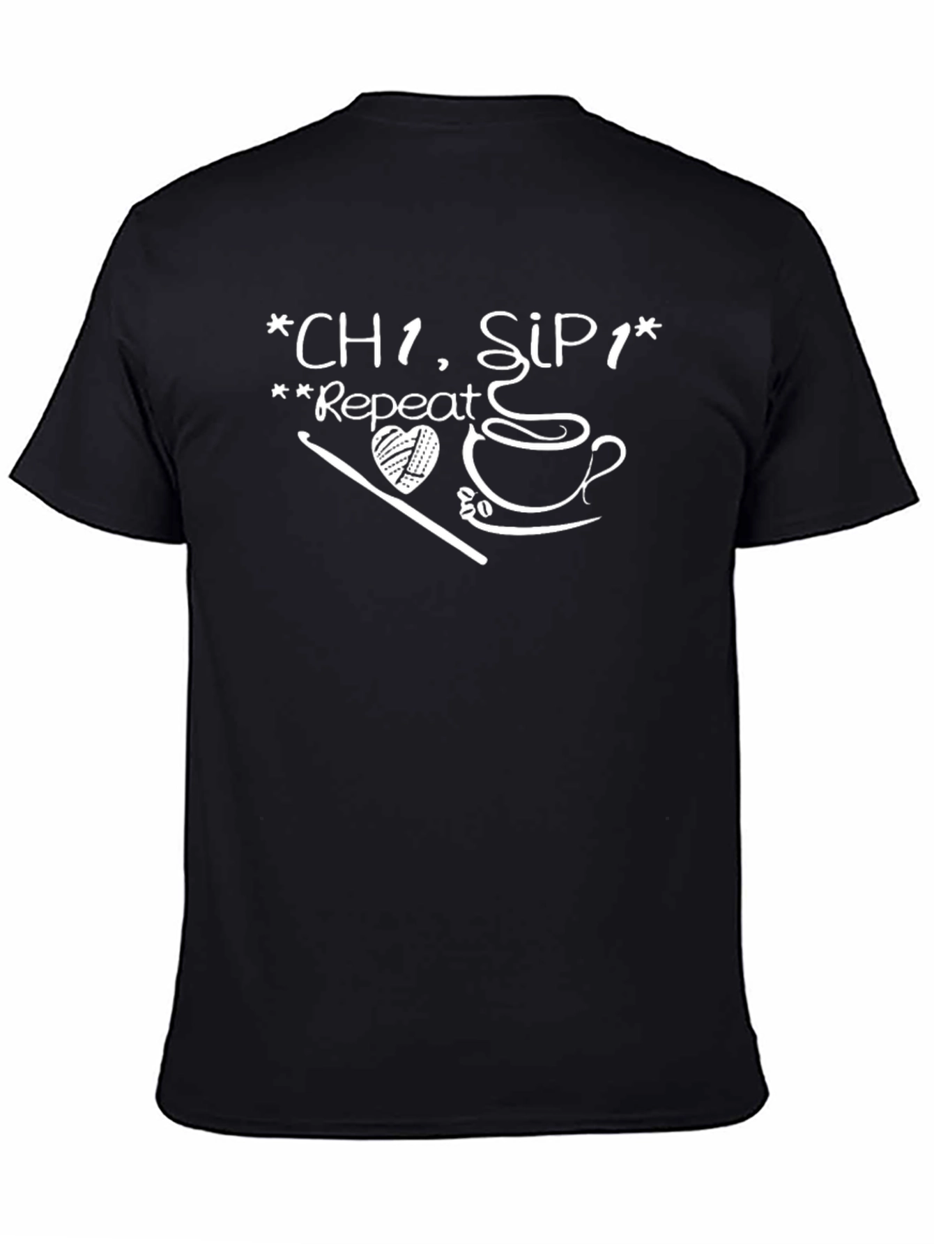 Crochet & Coffee Graphic T-Shirt