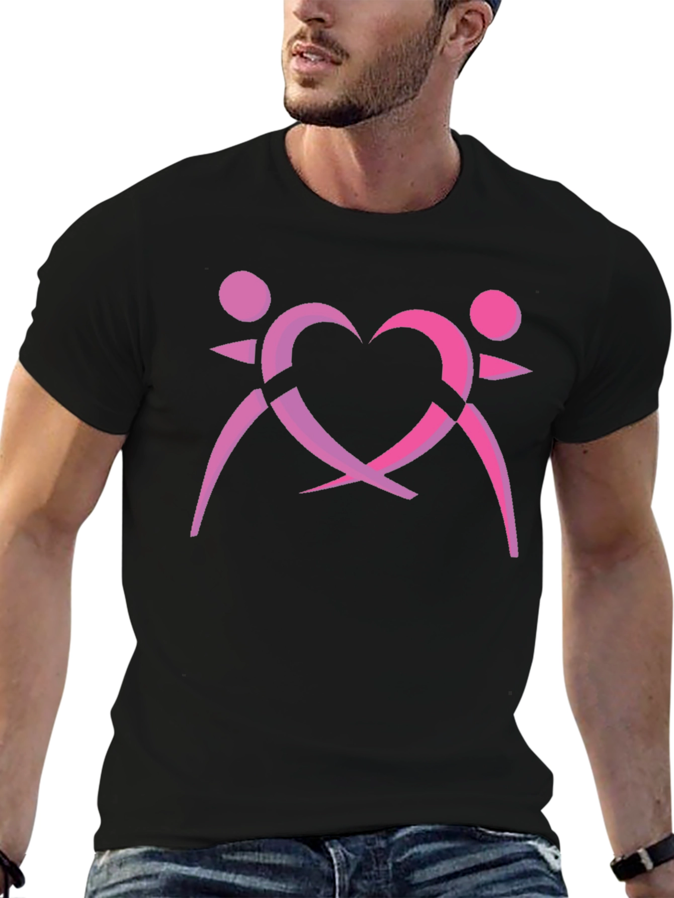 Love & Unity Graphic T-Shirt - Black Cotton Tee