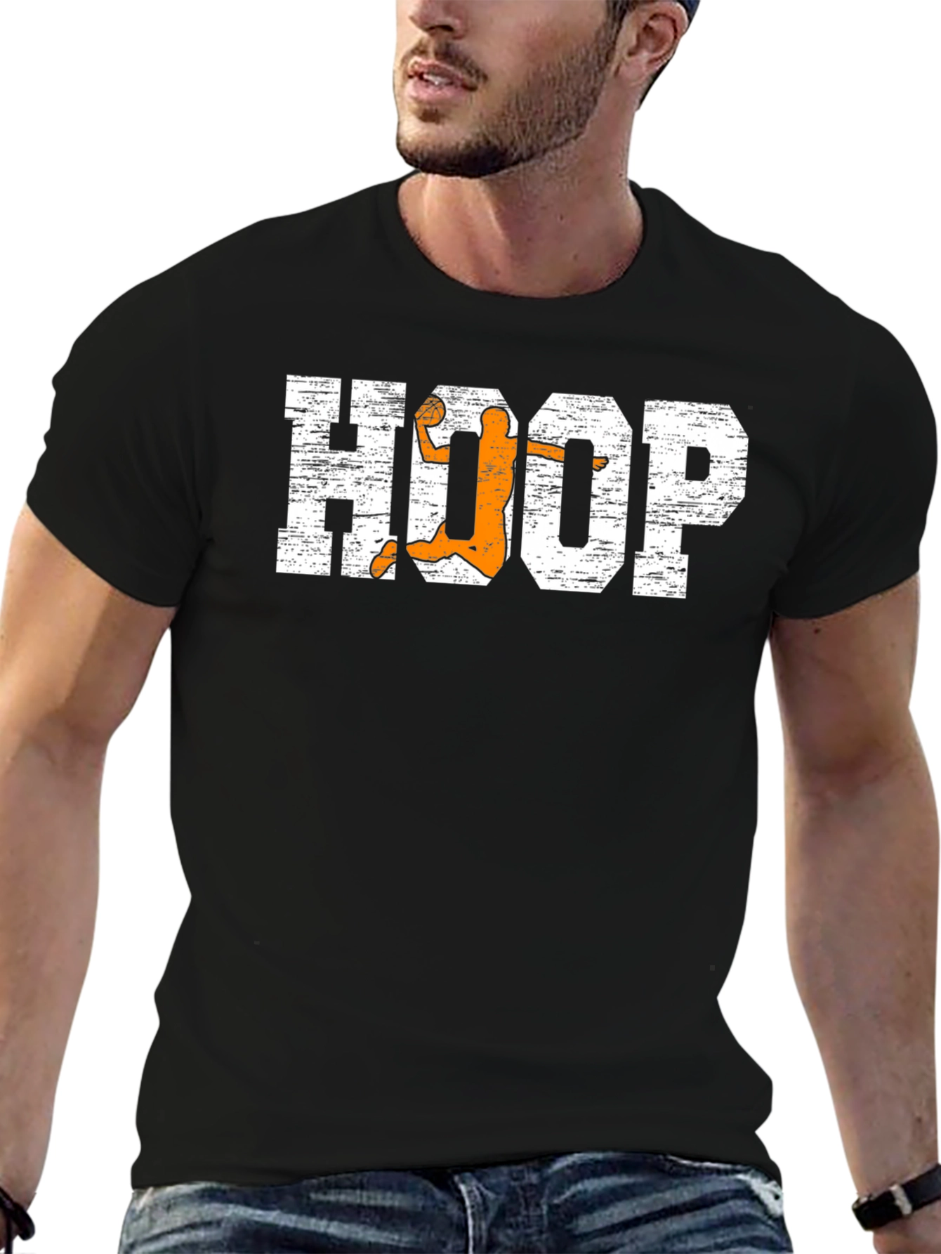 Hoop Basketball Graphic T-Shirt