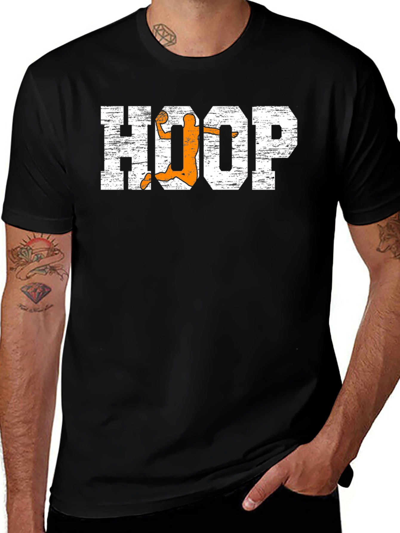 Hoop Basketball Graphic T-Shirt