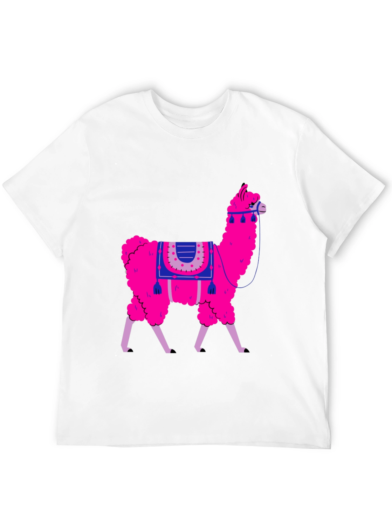 Llama Graphic Tee - Fun Animal Print Shirt