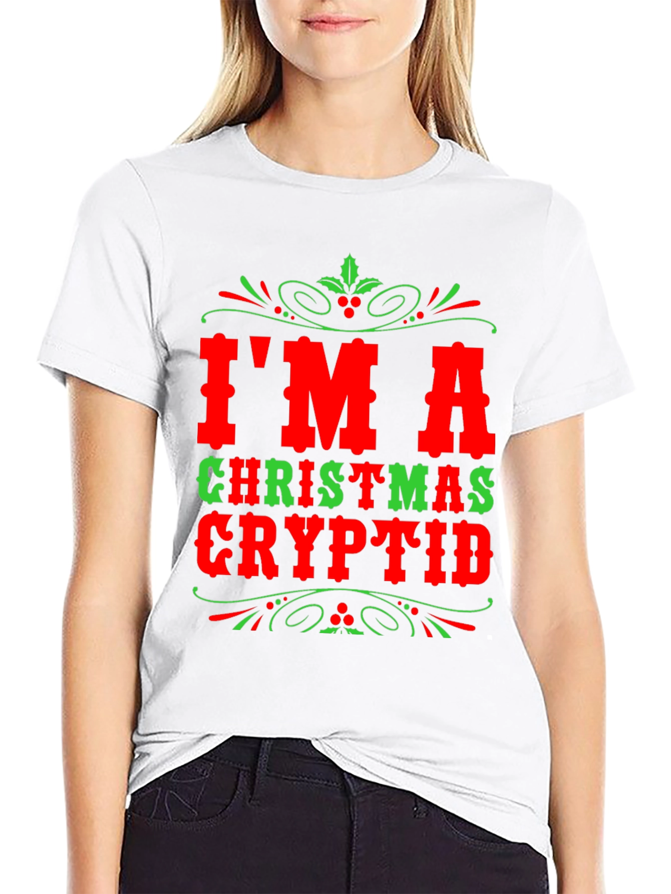 Im a Christmas Cryptid Holiday T-Shirt