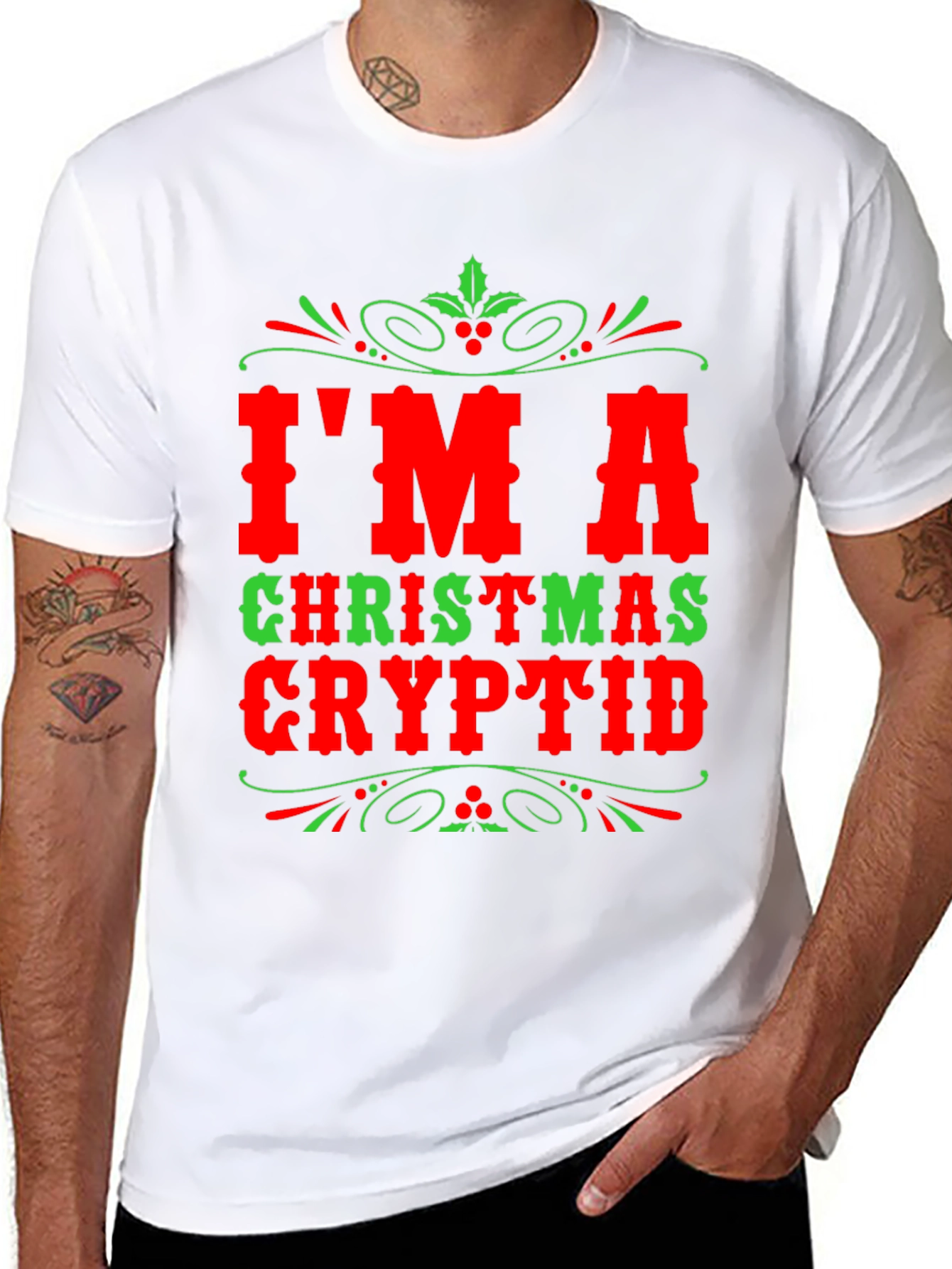 Im a Christmas Cryptid Holiday T-Shirt