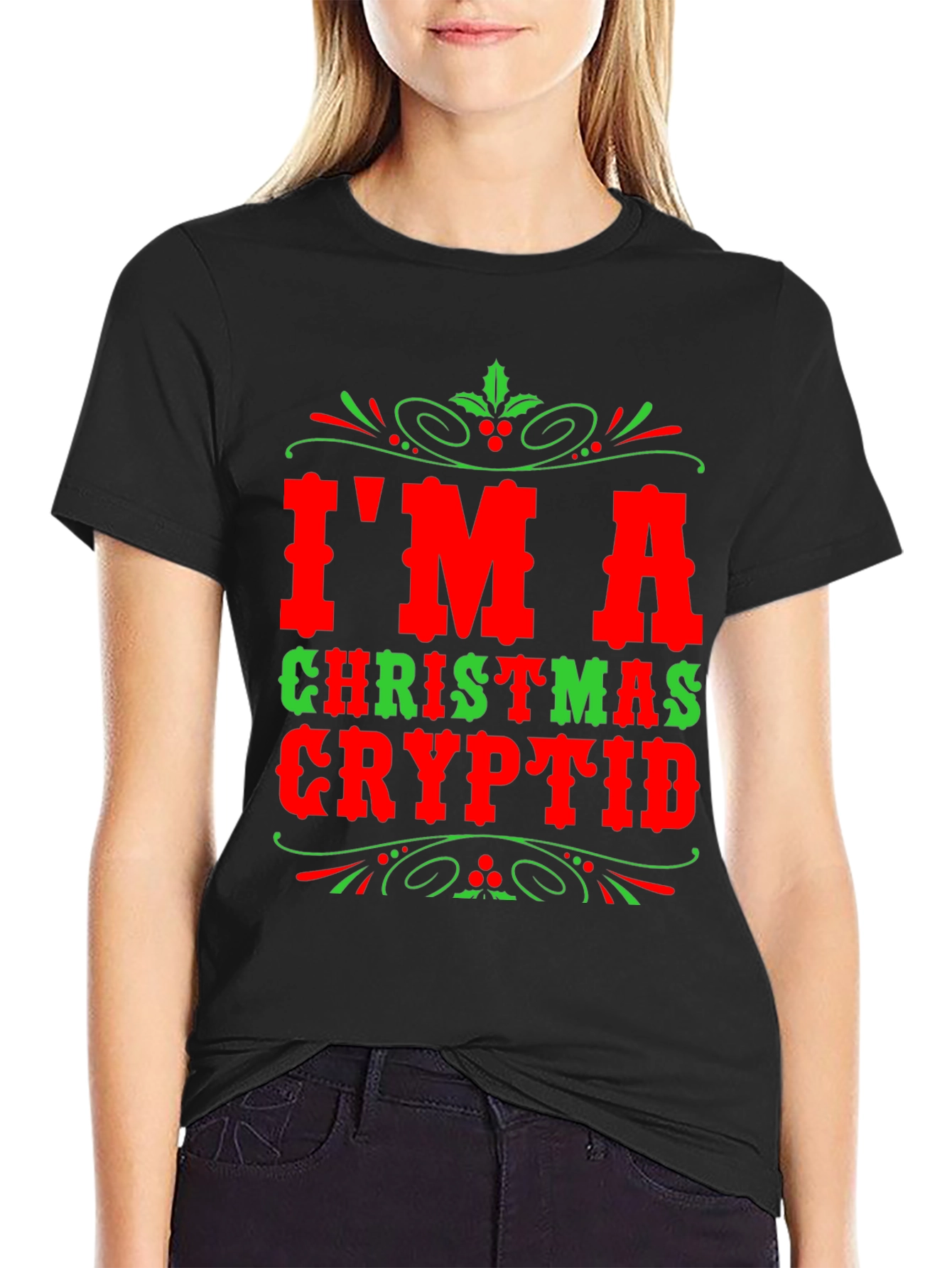 Im a Christmas Cryptid Holiday T-Shirt