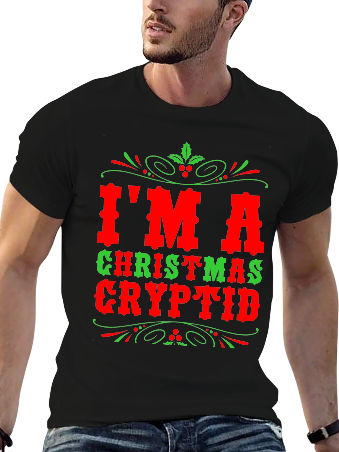 Im a Christmas Cryptid Holiday T-Shirt