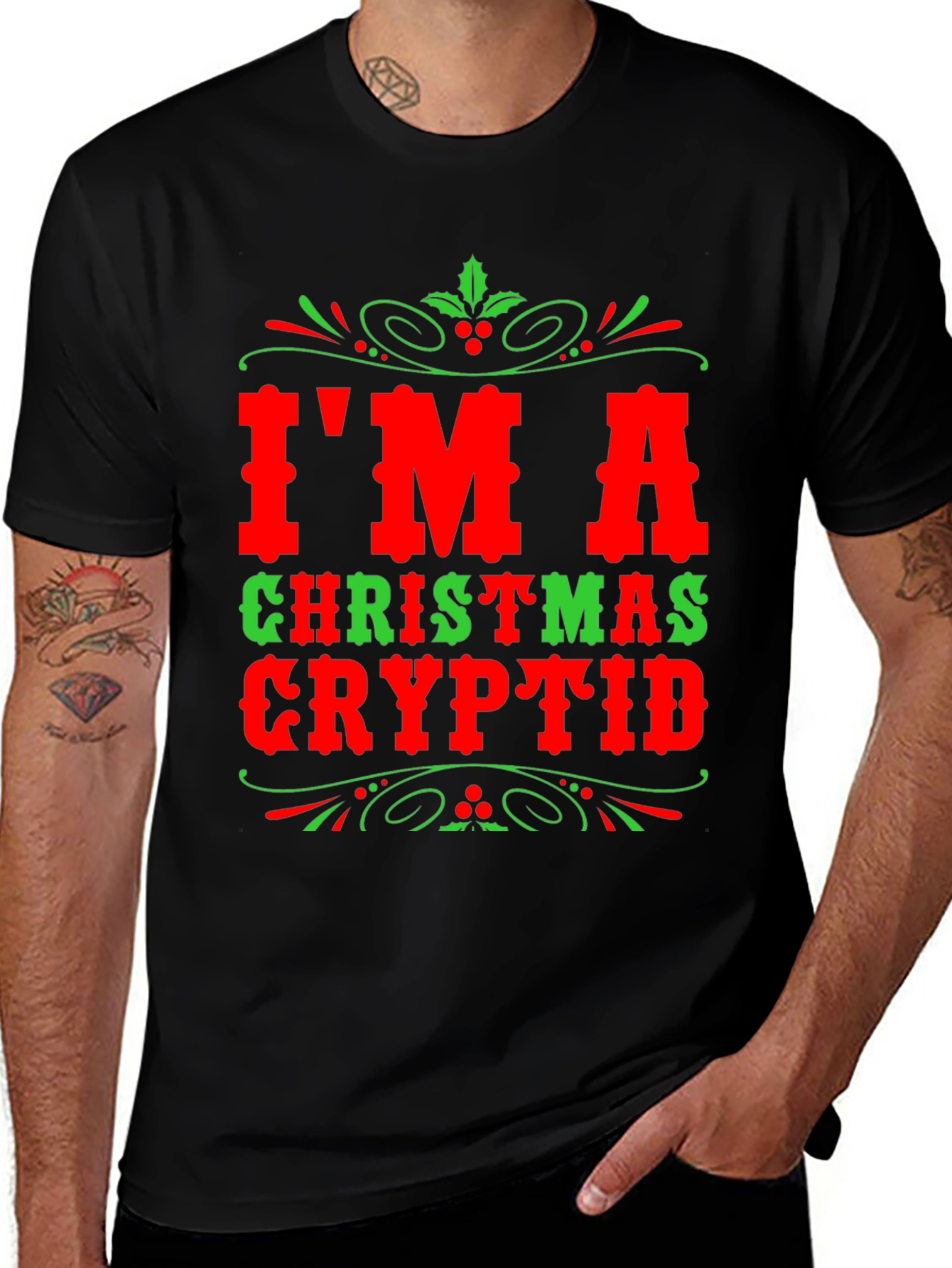 Im a Christmas Cryptid Holiday T-Shirt