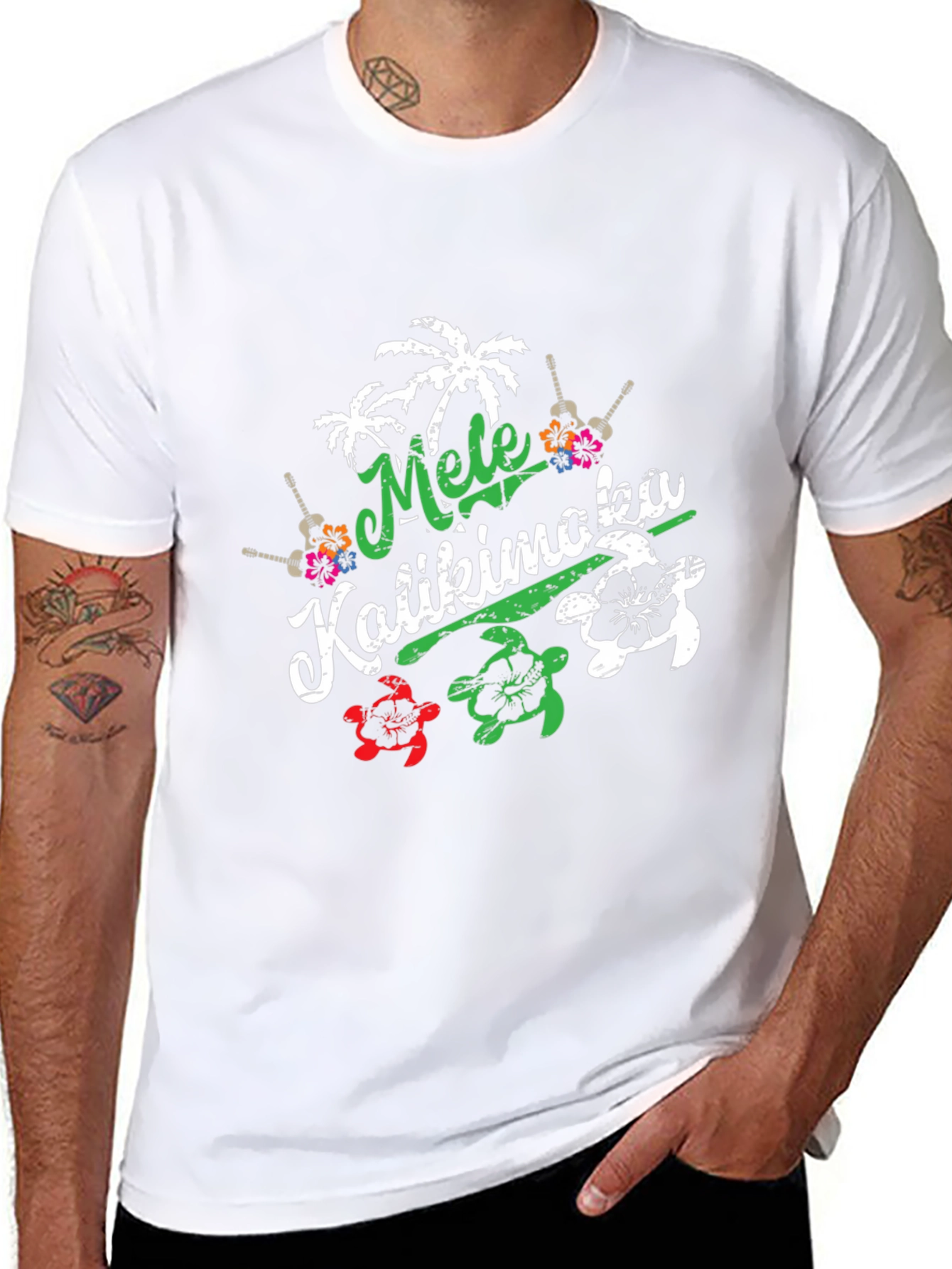 Mele Kalikimaka Hawaiian Christmas T-Shirt