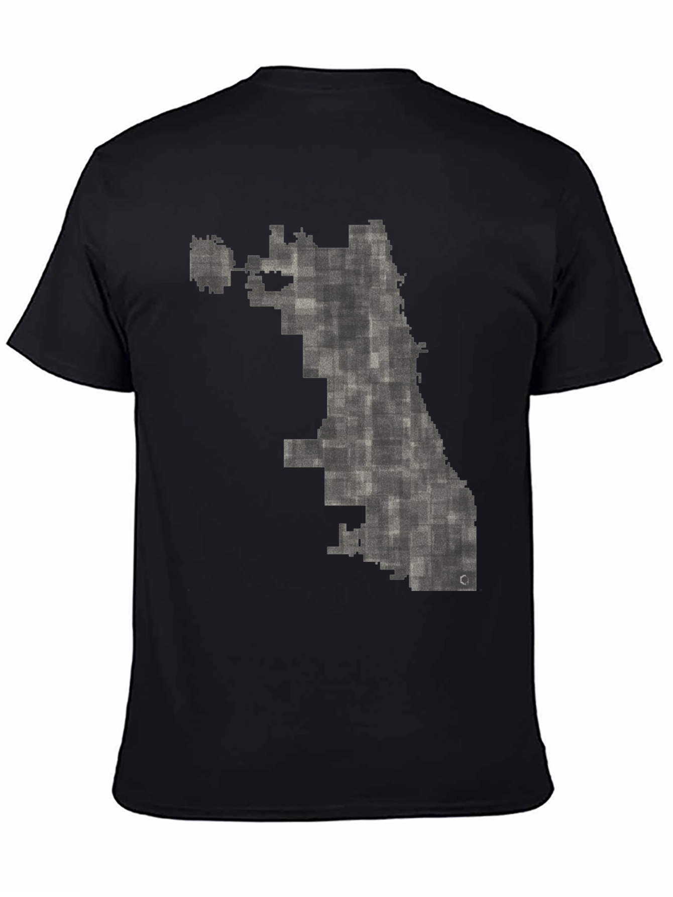 Chicago Map Graphic Tee - Unisex Black T-Shirt