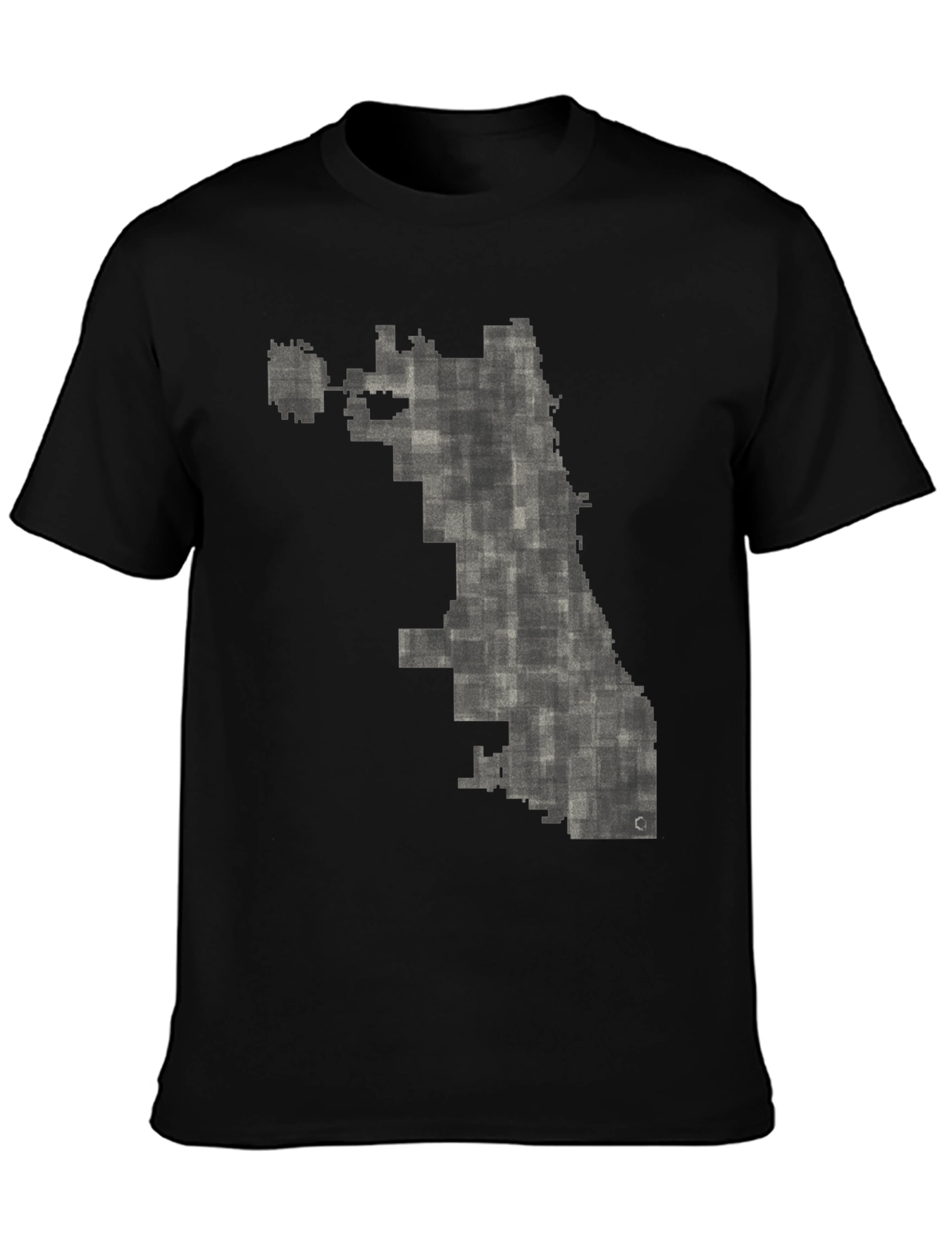 Chicago Map Graphic Tee - Unisex Black T-Shirt