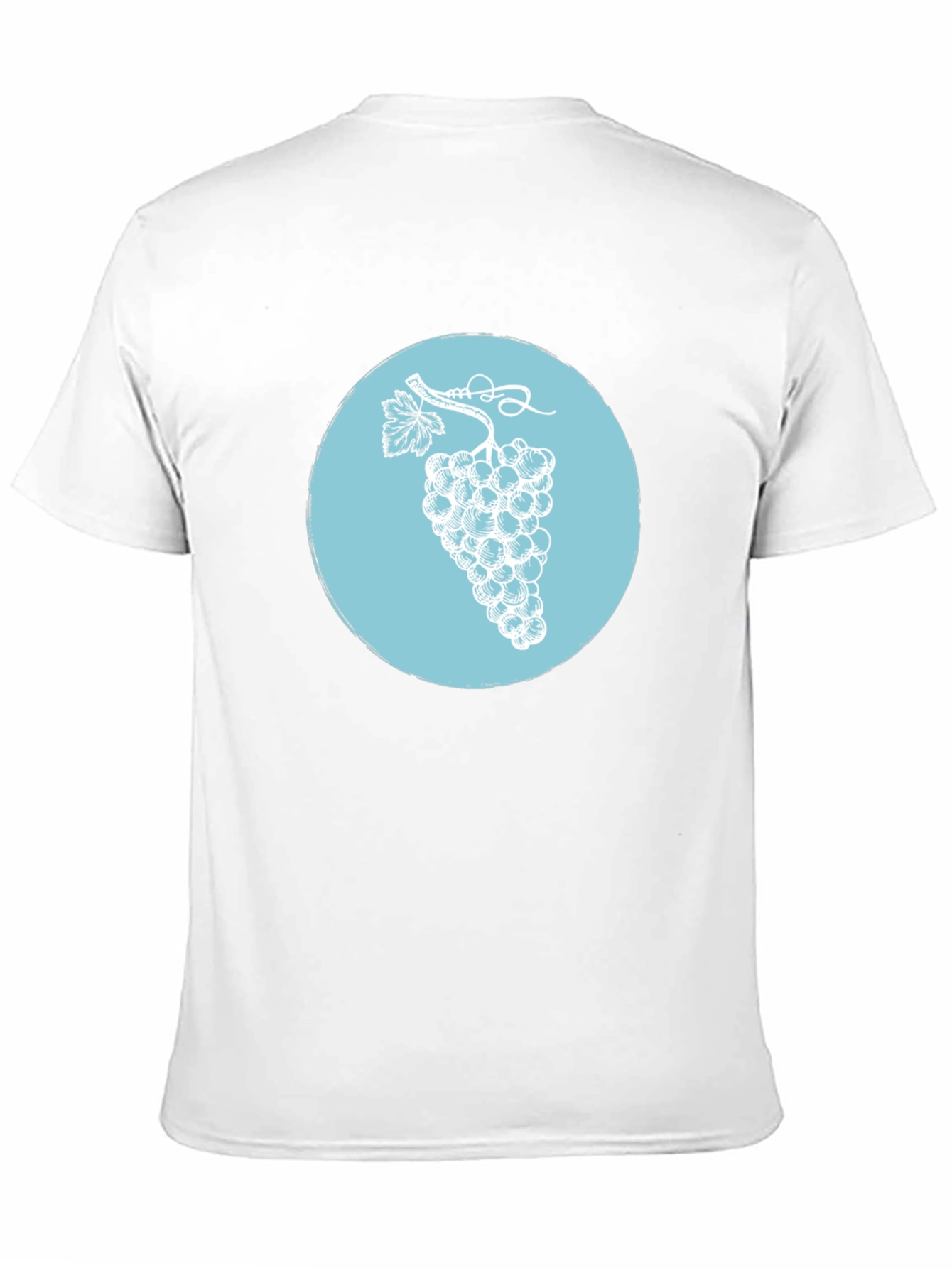 Grapes Graphic T-Shirt - Black Casual Tee