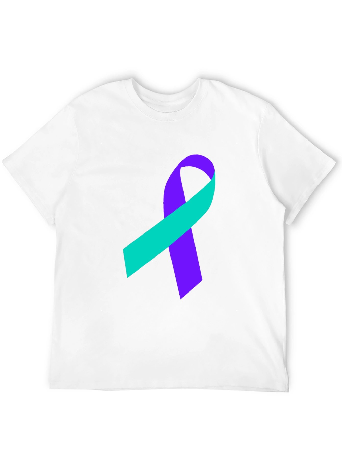 Awareness Ribbon Graphic Tee - Black T-Shirt
