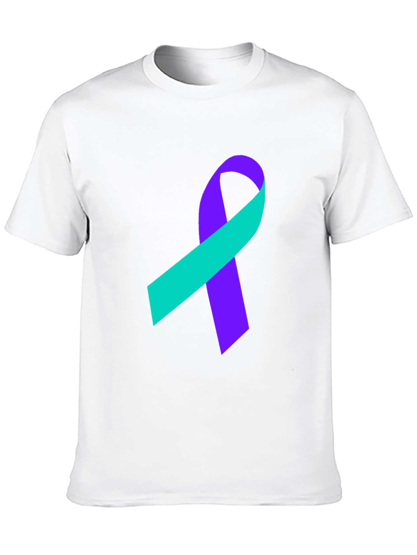 Awareness Ribbon Graphic Tee - Black T-Shirt