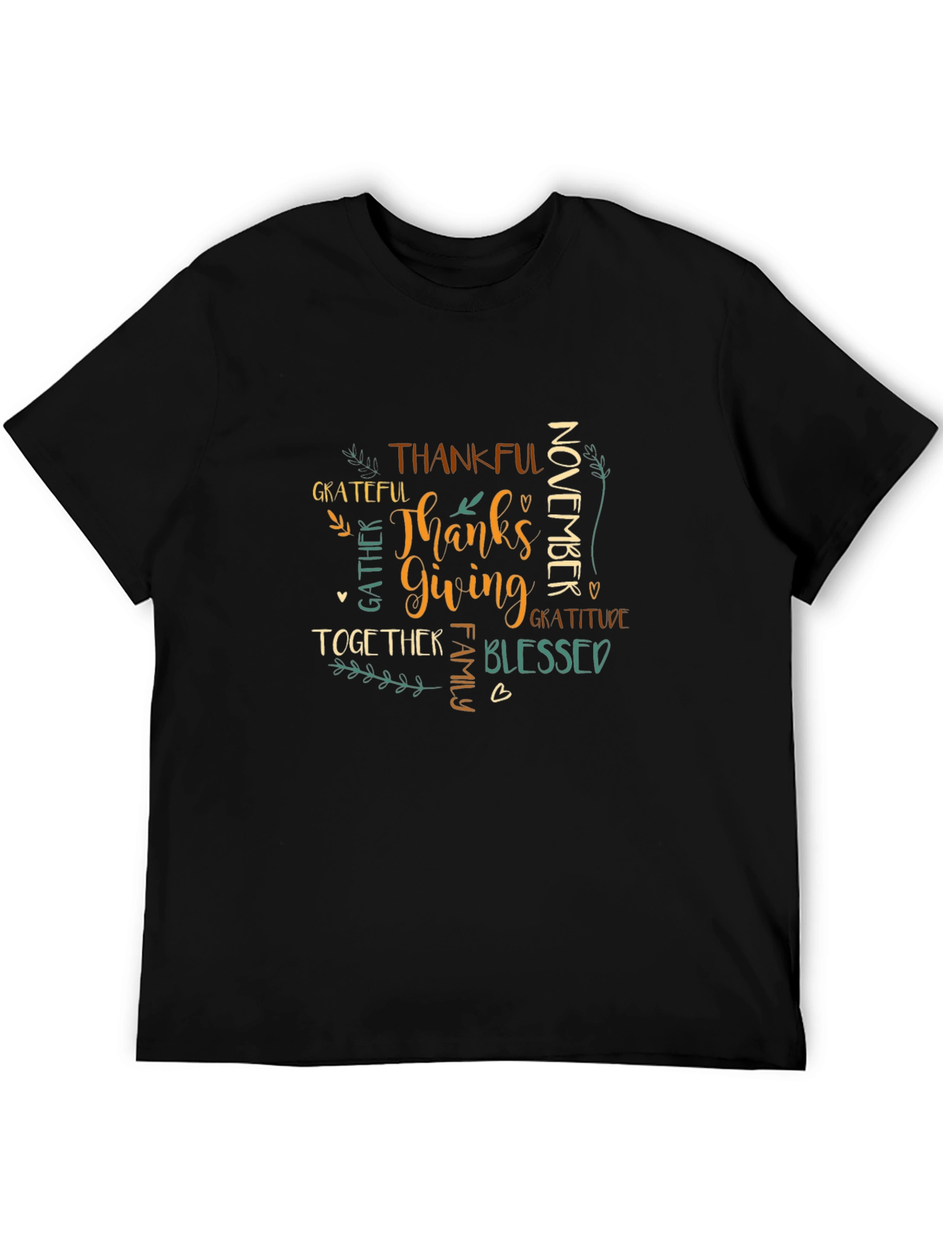 Thanksgiving Theme Graphic T-Shirt