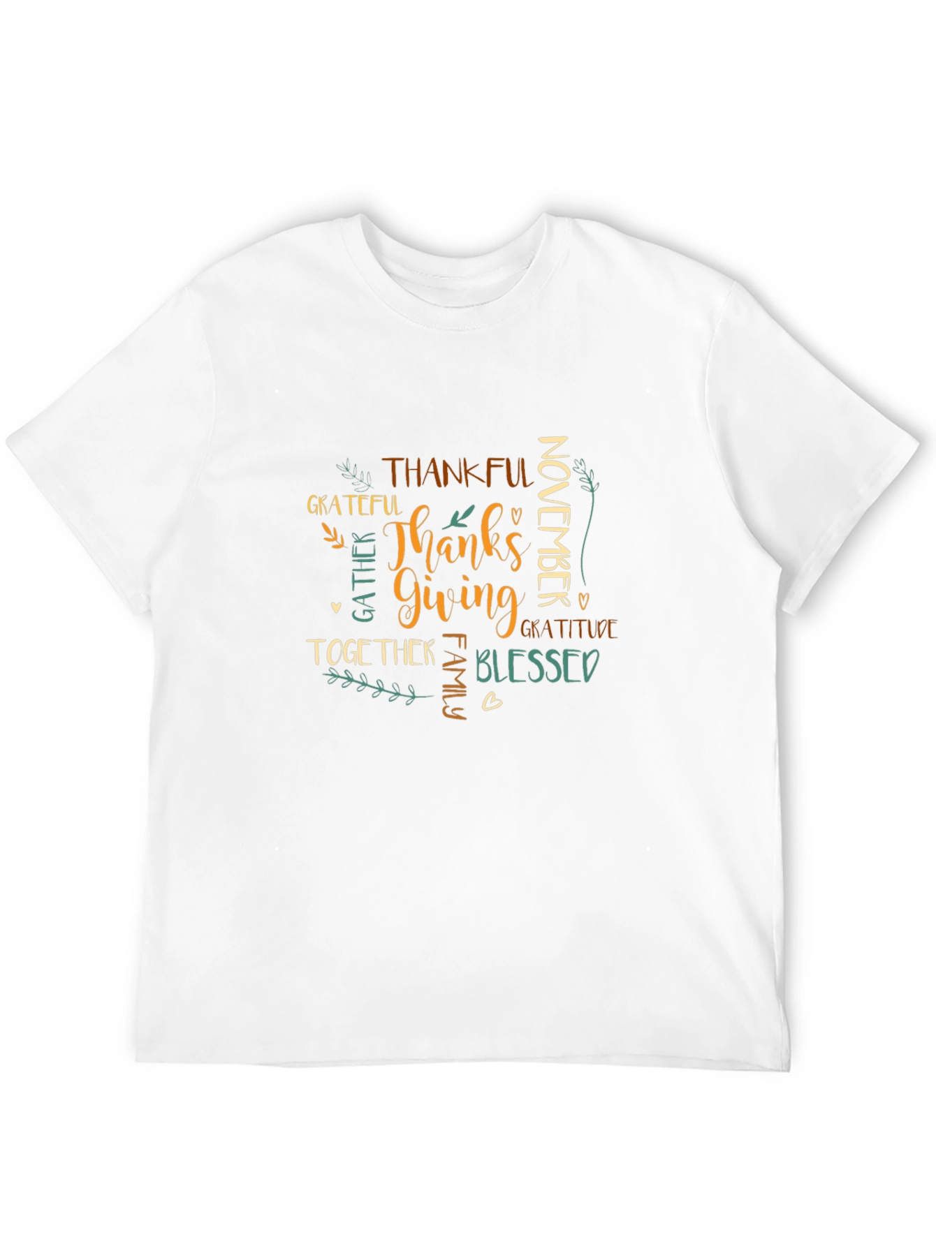 Thanksgiving Theme Graphic T-Shirt