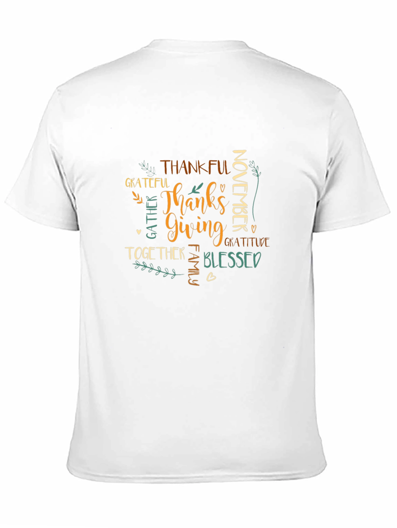 Thanksgiving Theme Graphic T-Shirt