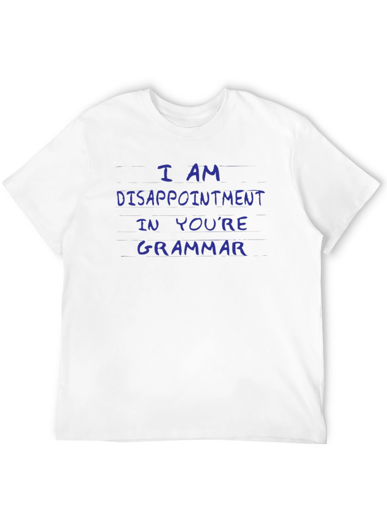 Funny Grammar T-Shirt - Disappointment Tee