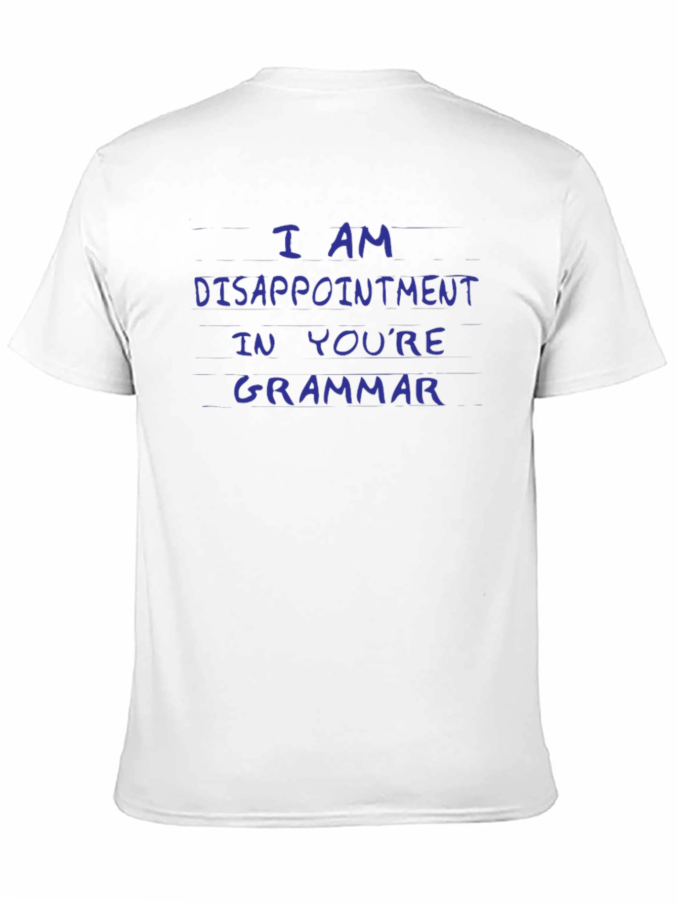 Funny Grammar T-Shirt - Disappointment Tee