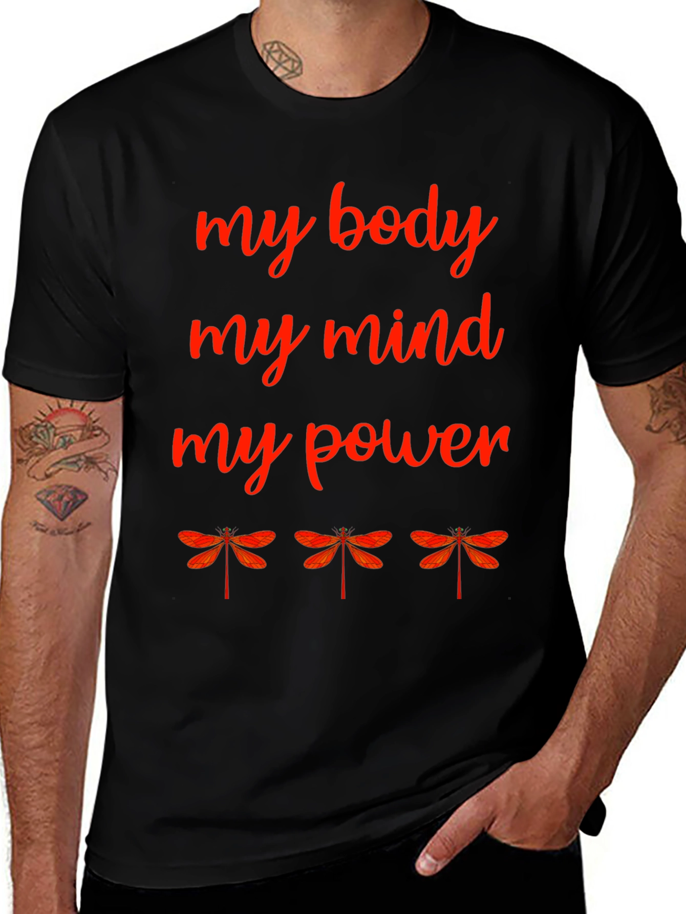 My Body My Mind My Power Graphic Tee
