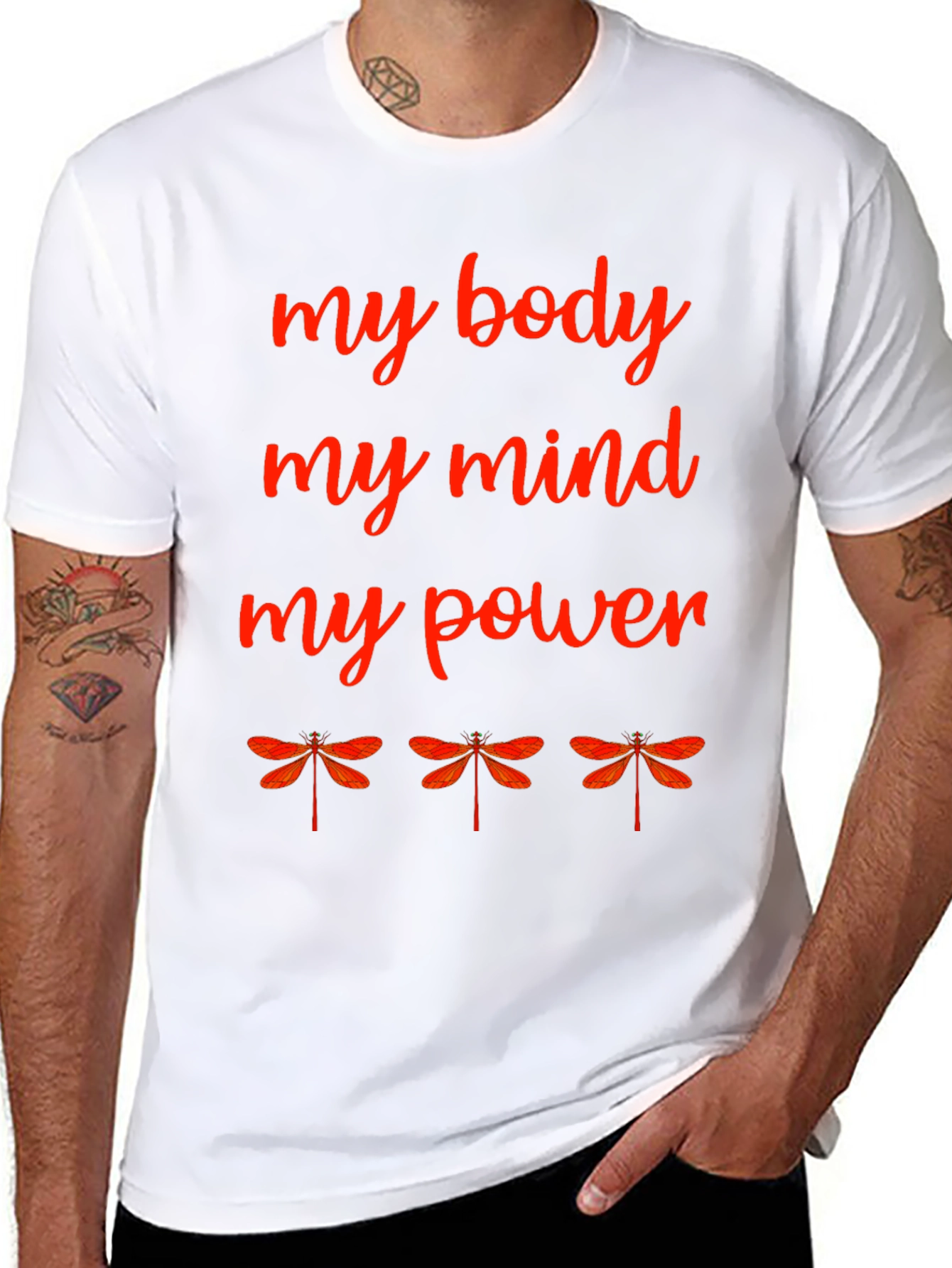 My Body My Mind My Power Graphic Tee