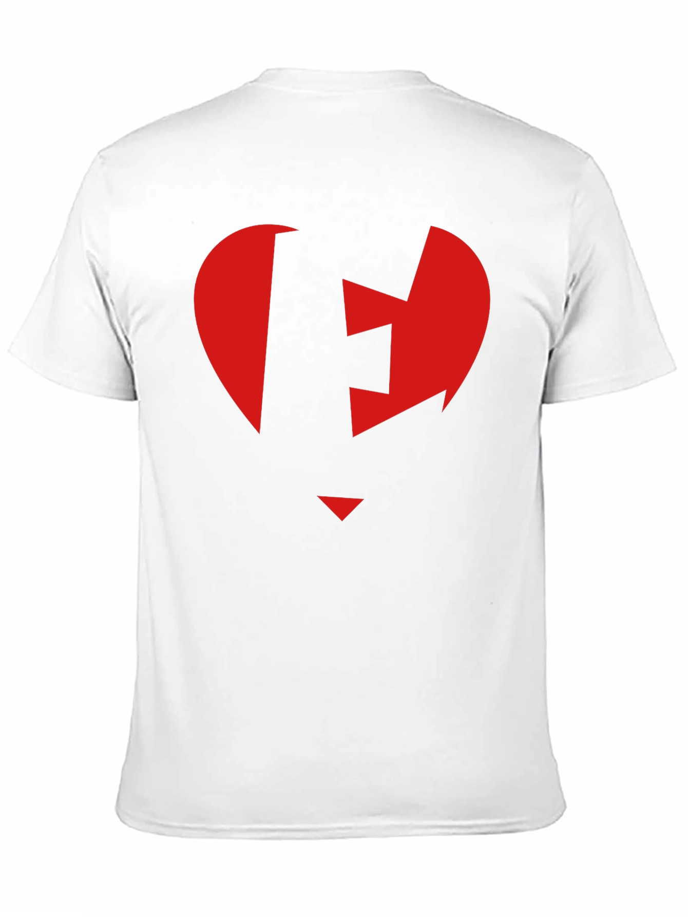 Red Heart Arrow Black T-Shirt