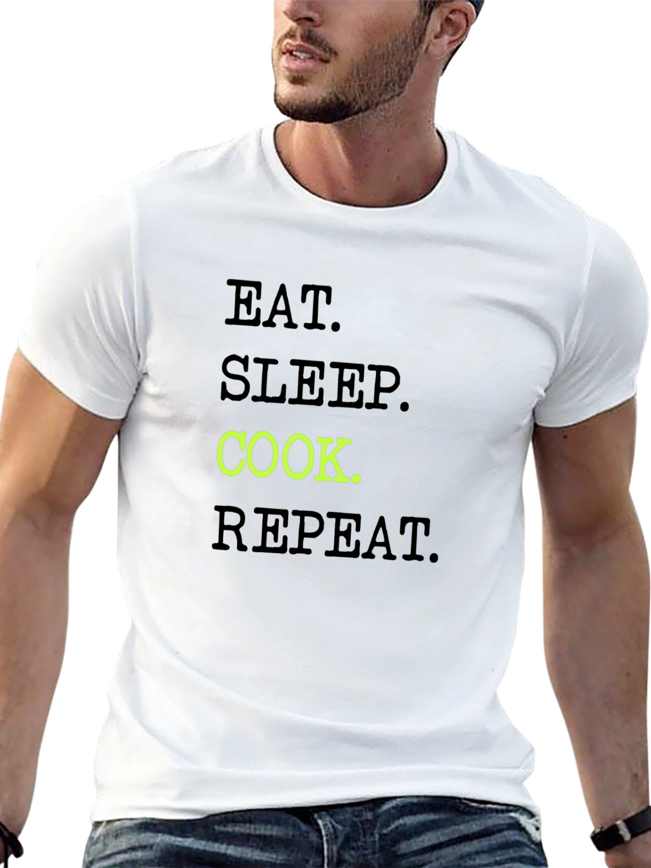 Eat Sleep Cook Repeat - Mens Graphic Tee