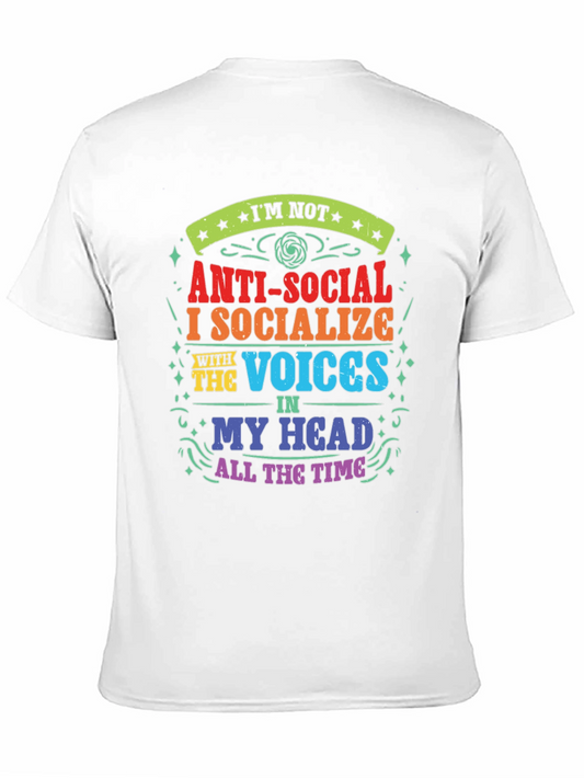 Anti-Social Voices in My Head T-Shirt