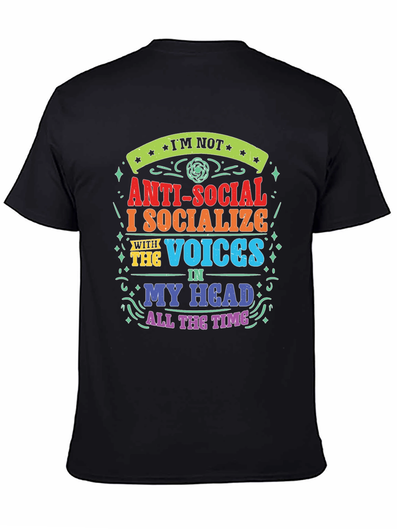 Anti-Social Voices in My Head T-Shirt