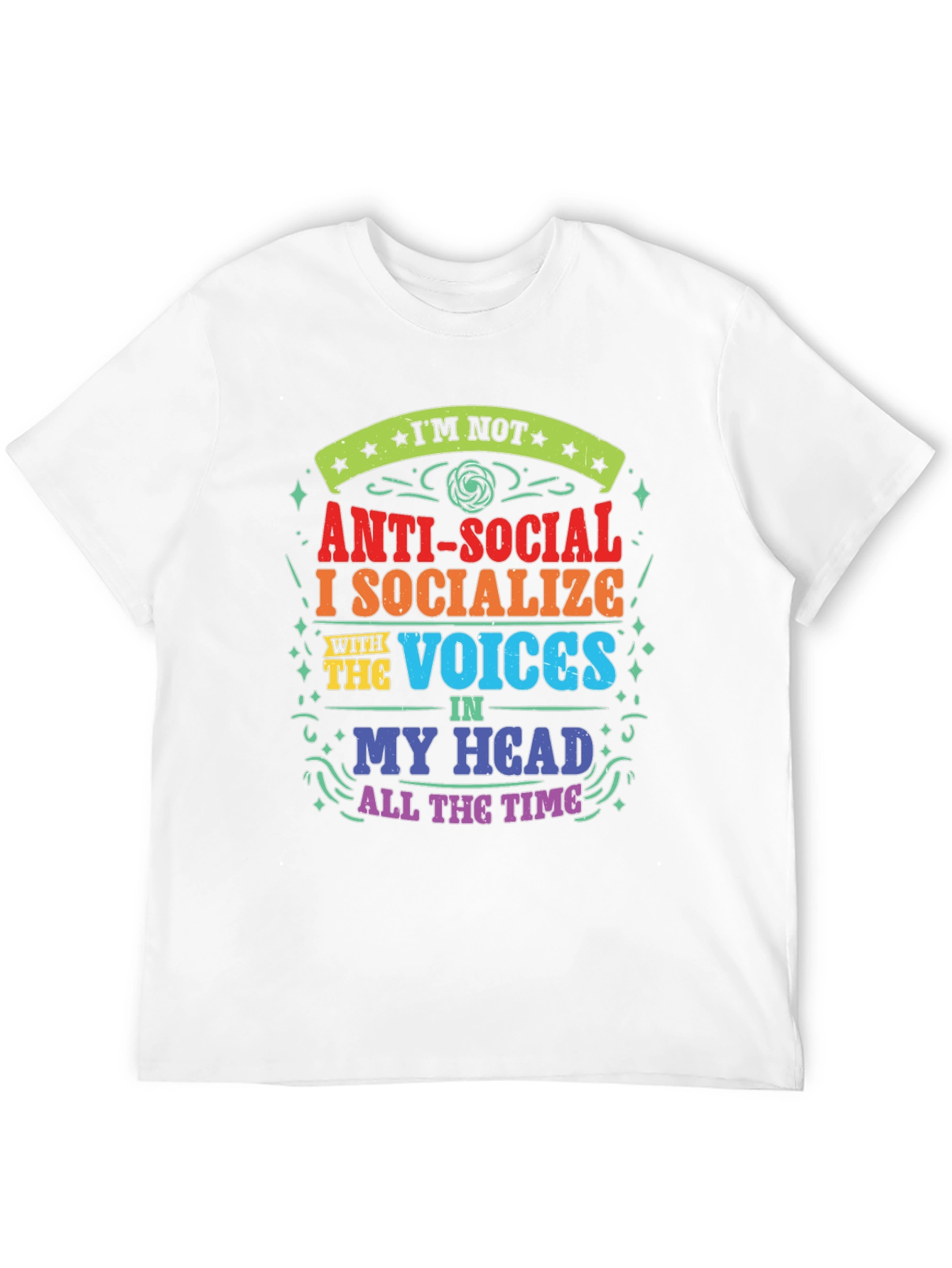 Anti-Social Voices in My Head T-Shirt