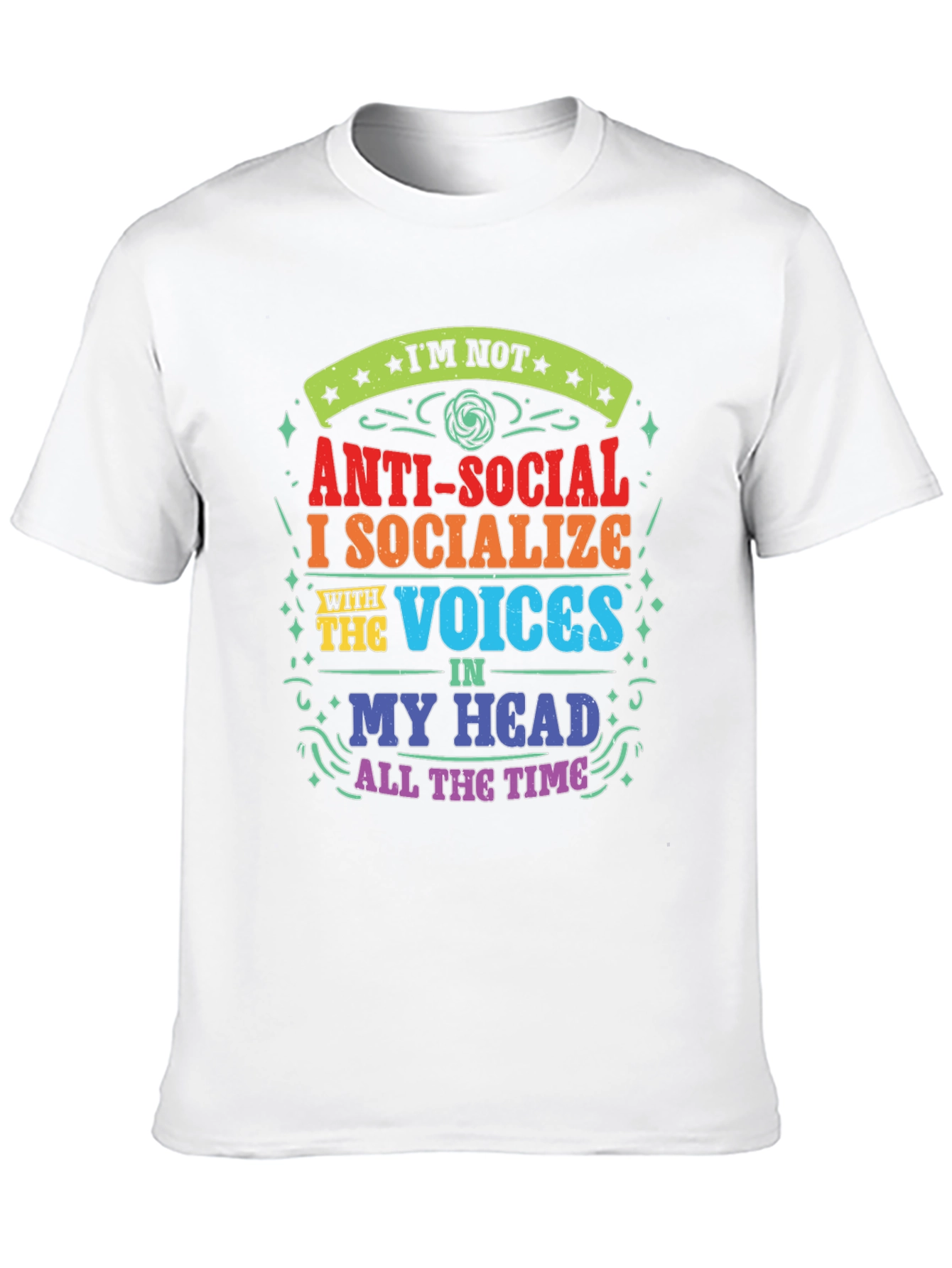 Anti-Social Voices in My Head T-Shirt
