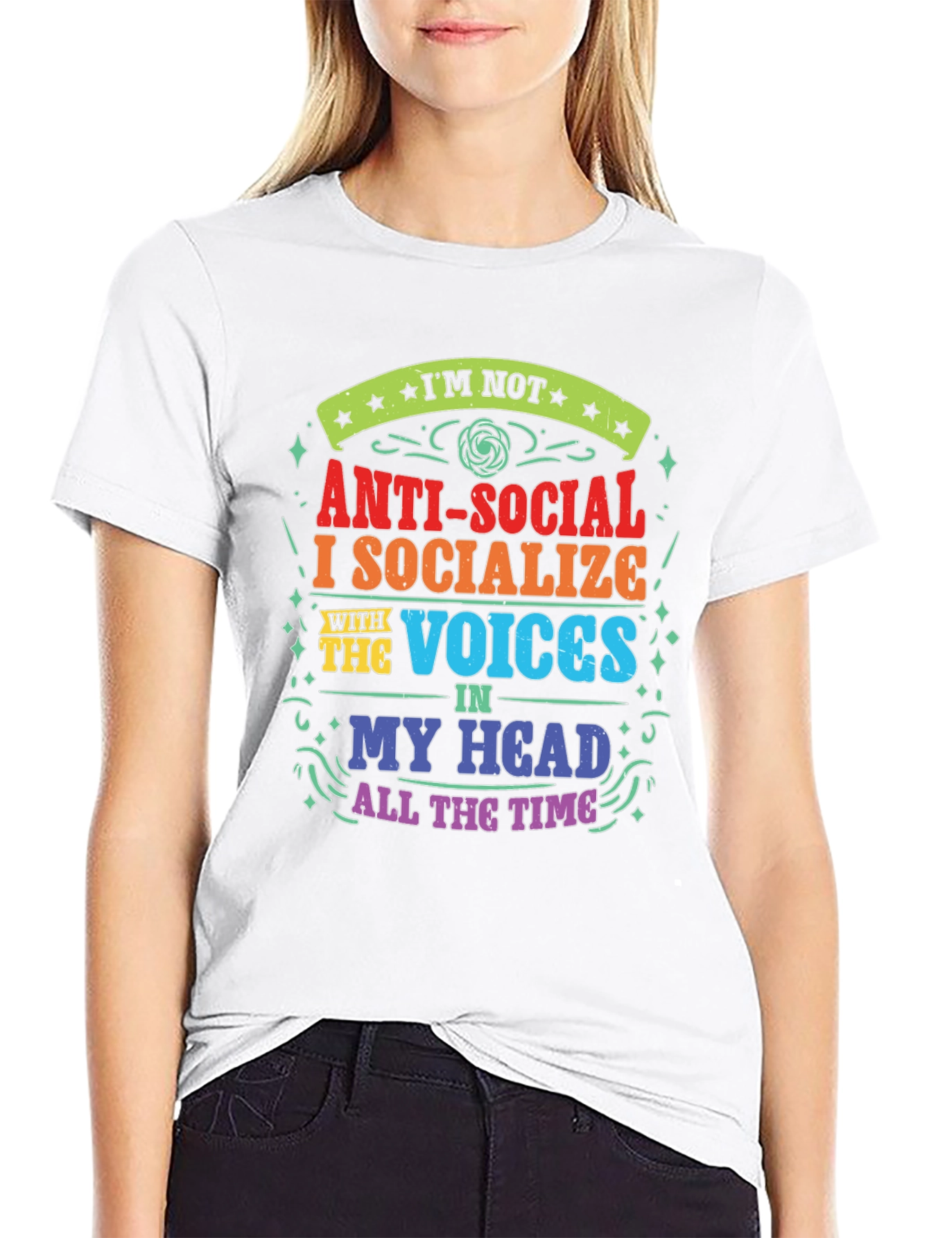 Anti-Social Voices in My Head T-Shirt