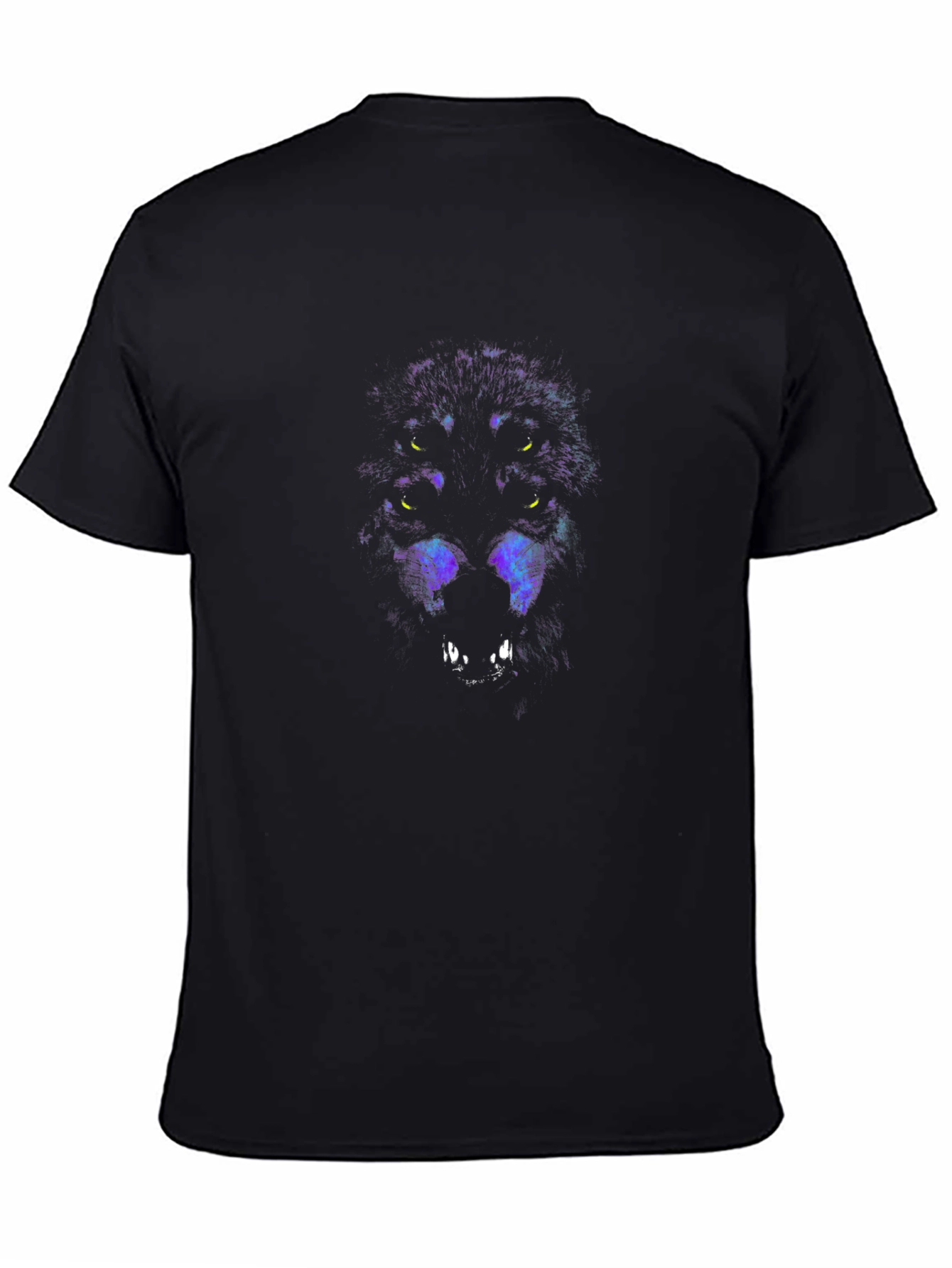 Wolf Pack Graphic Tee - Mens Black T-Shirt