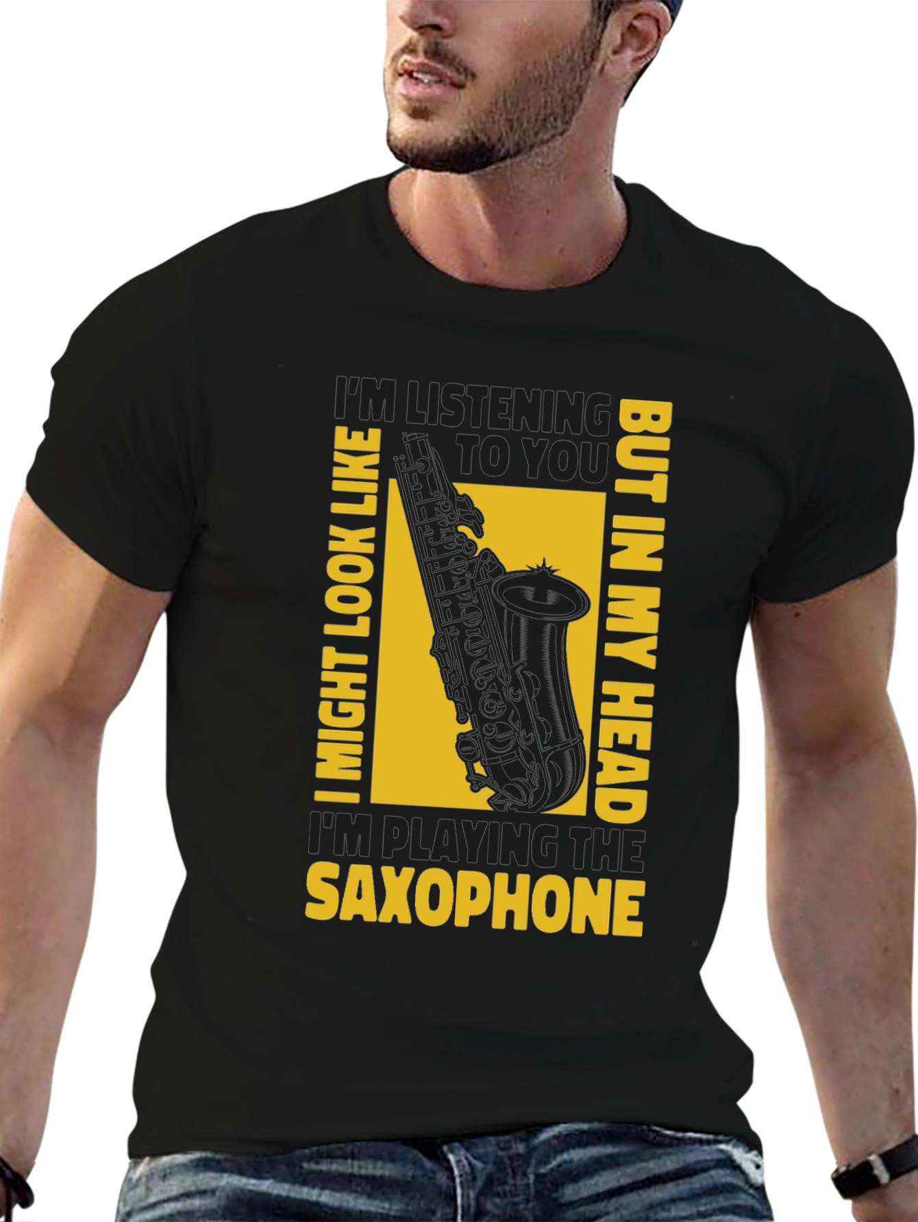 Saxophone Player T-Shirt - Funny Music Tee