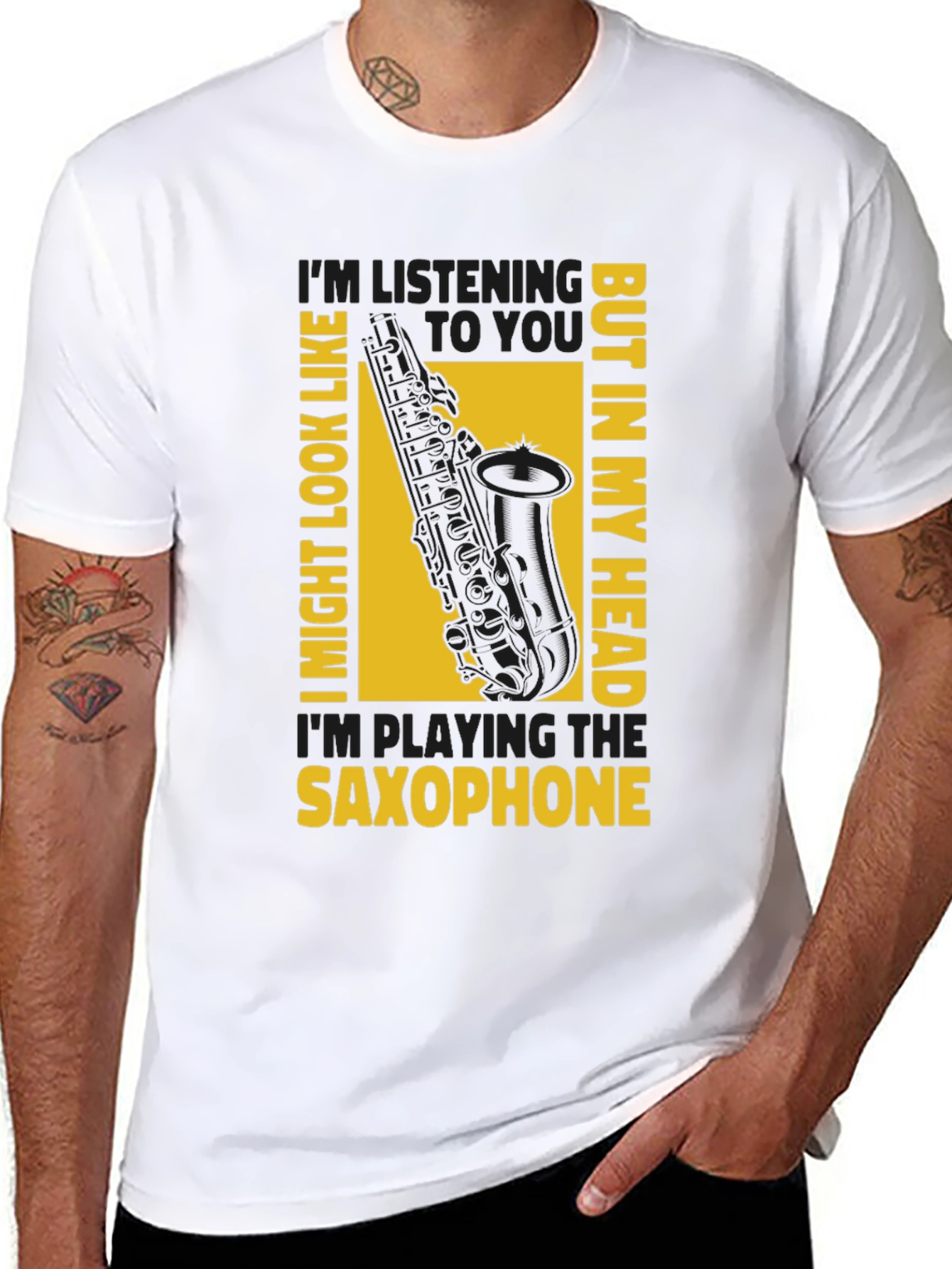 Saxophone Player T-Shirt - Funny Music Tee